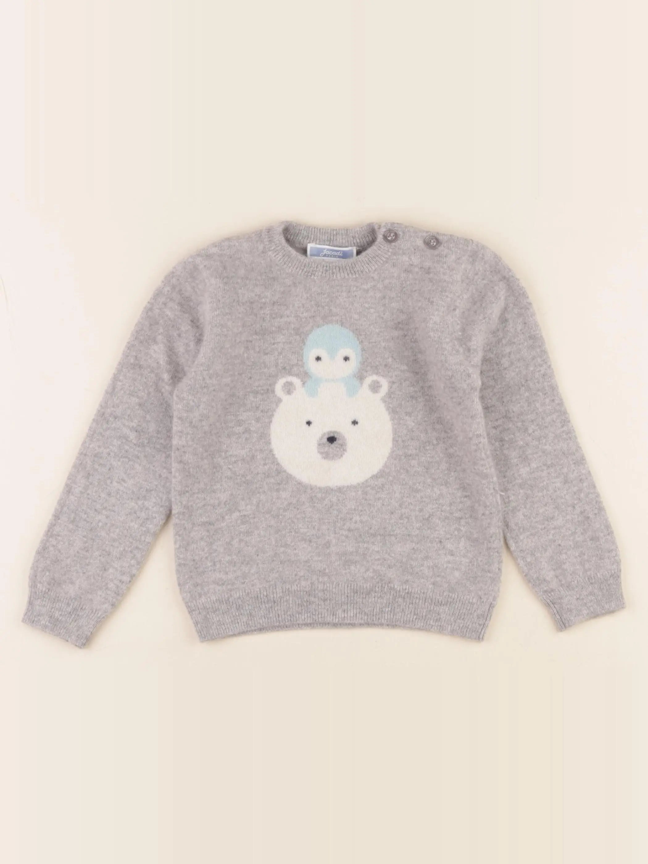 Jacadi - pull gris - 24 mois