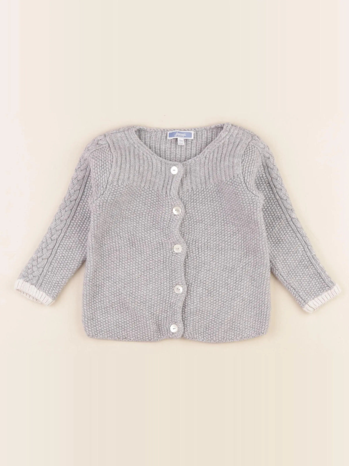 Jacadi - gilet gris - 18 mois
