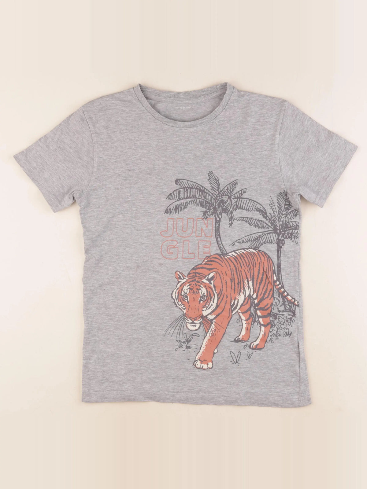 Vertbaudet - tee-shirt gris - 12 ans