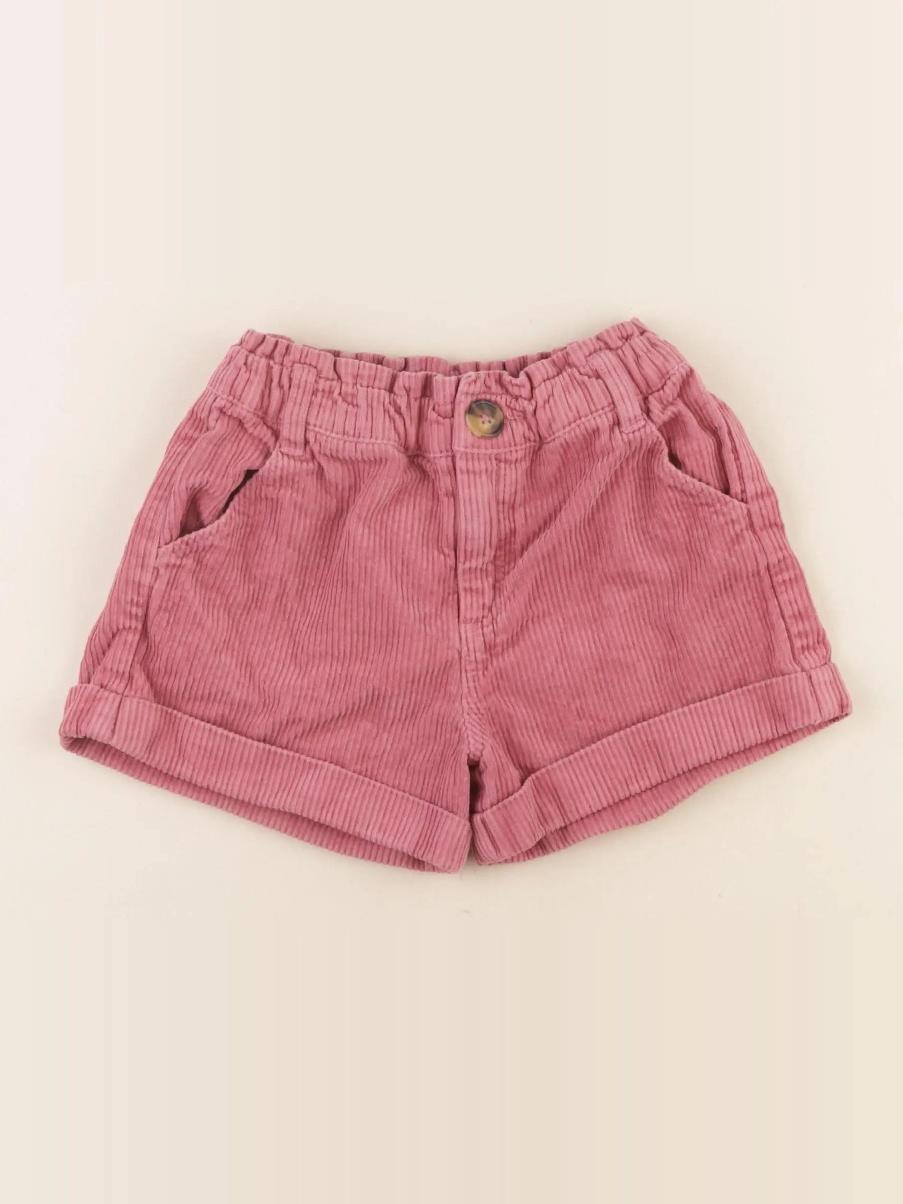 Vertbaudet - short rouge - 4 ans