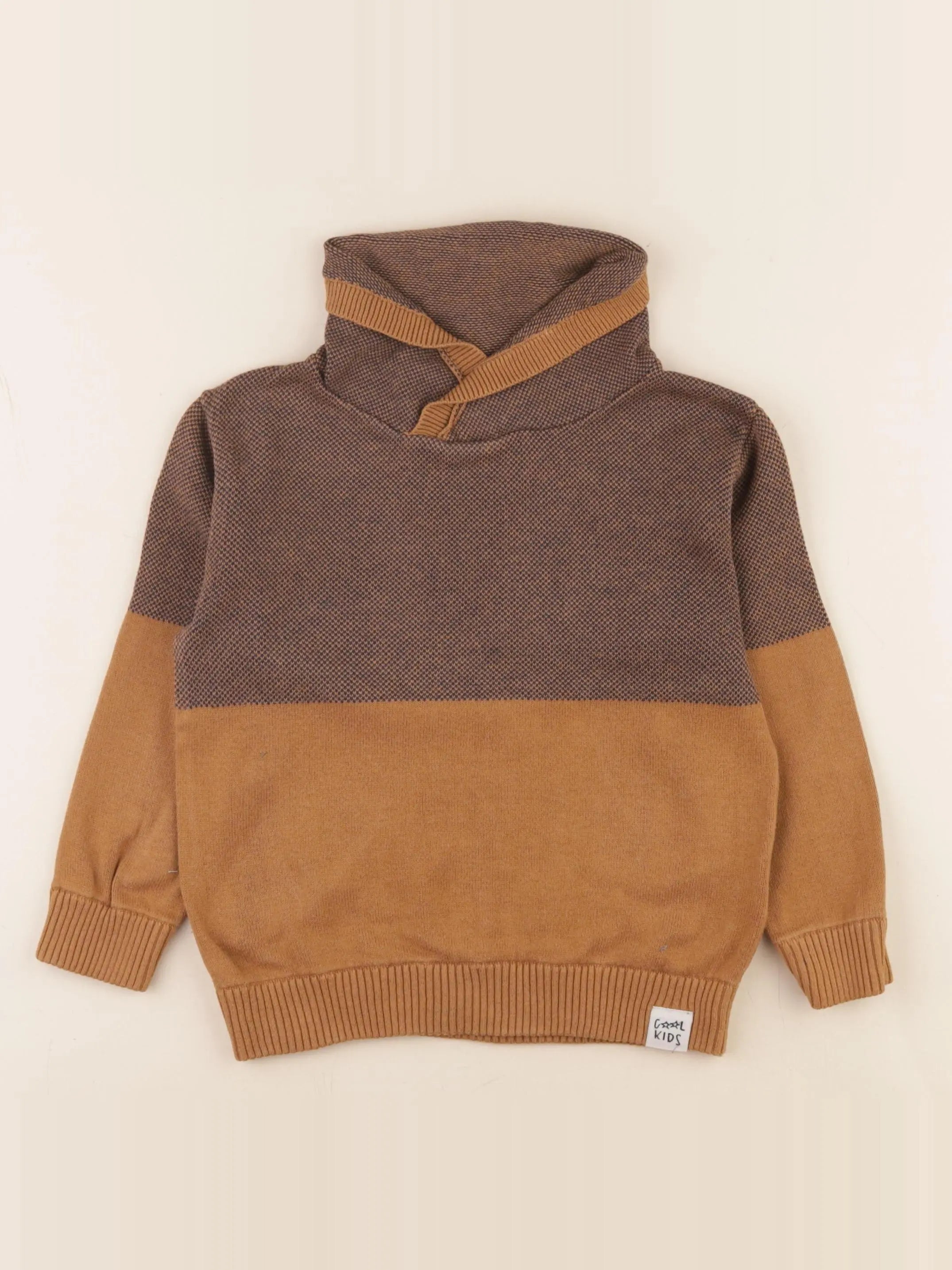 Vertbaudet - pull marron - 5 ans