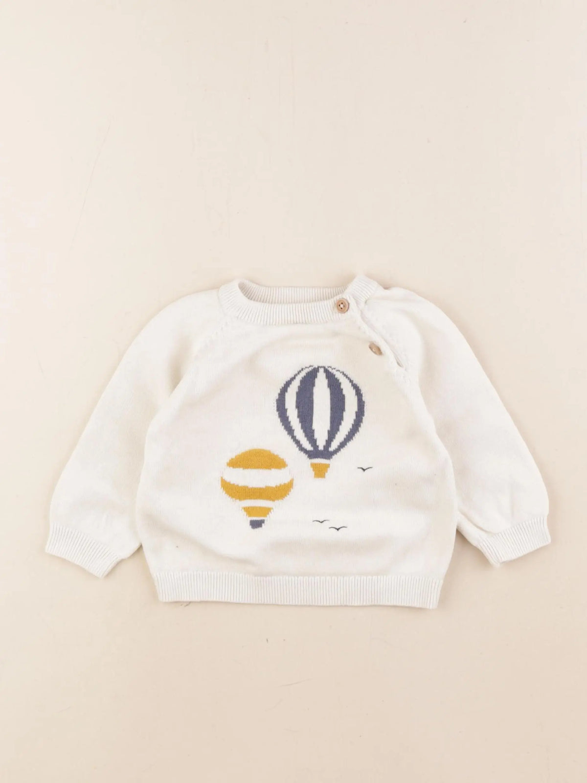 Cyrillus - sweat beige - 6 mois