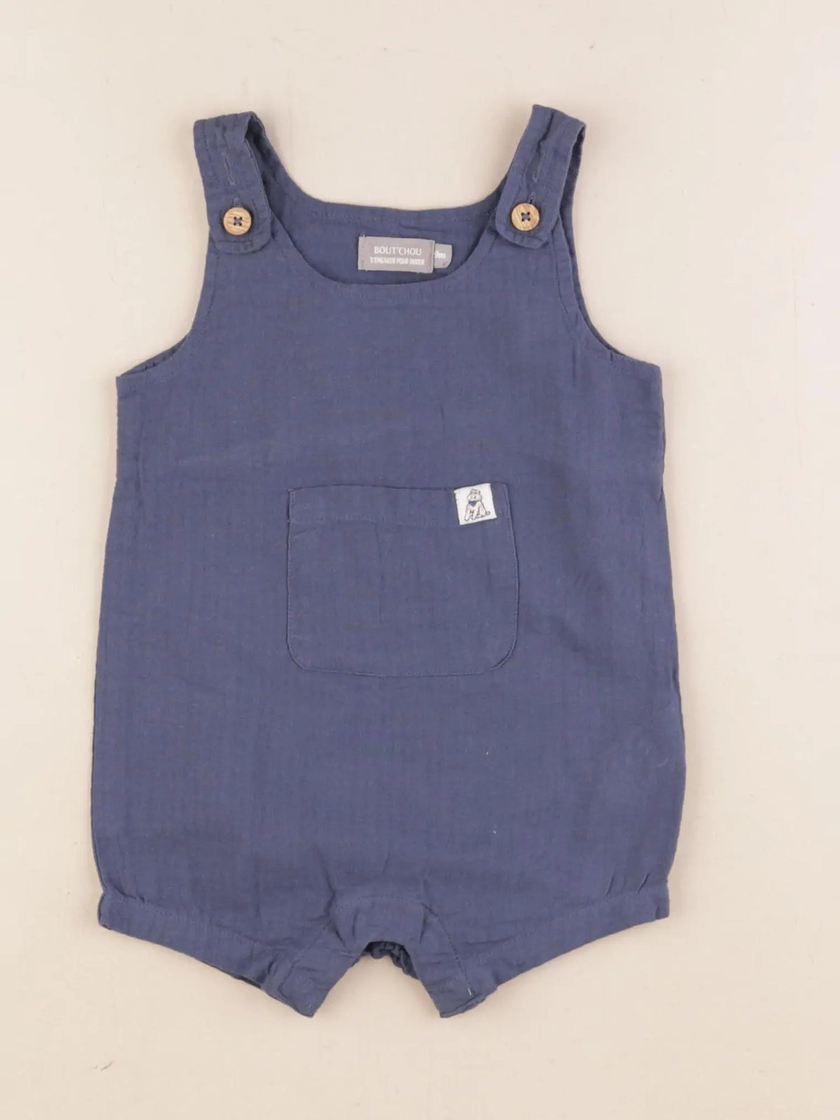 Boutchou - combinaison bleu - 9 mois