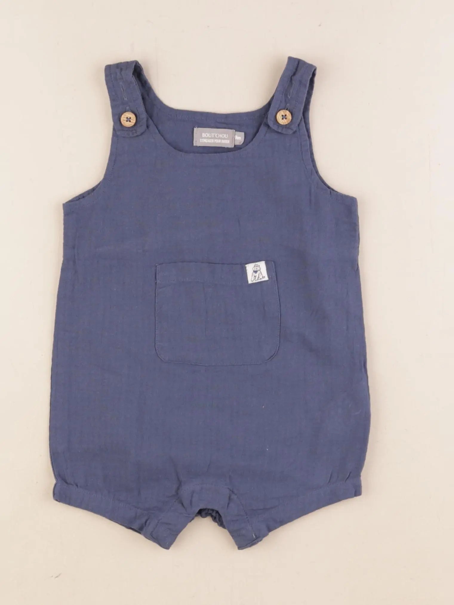 Boutchou - combinaison bleu - 9 mois
