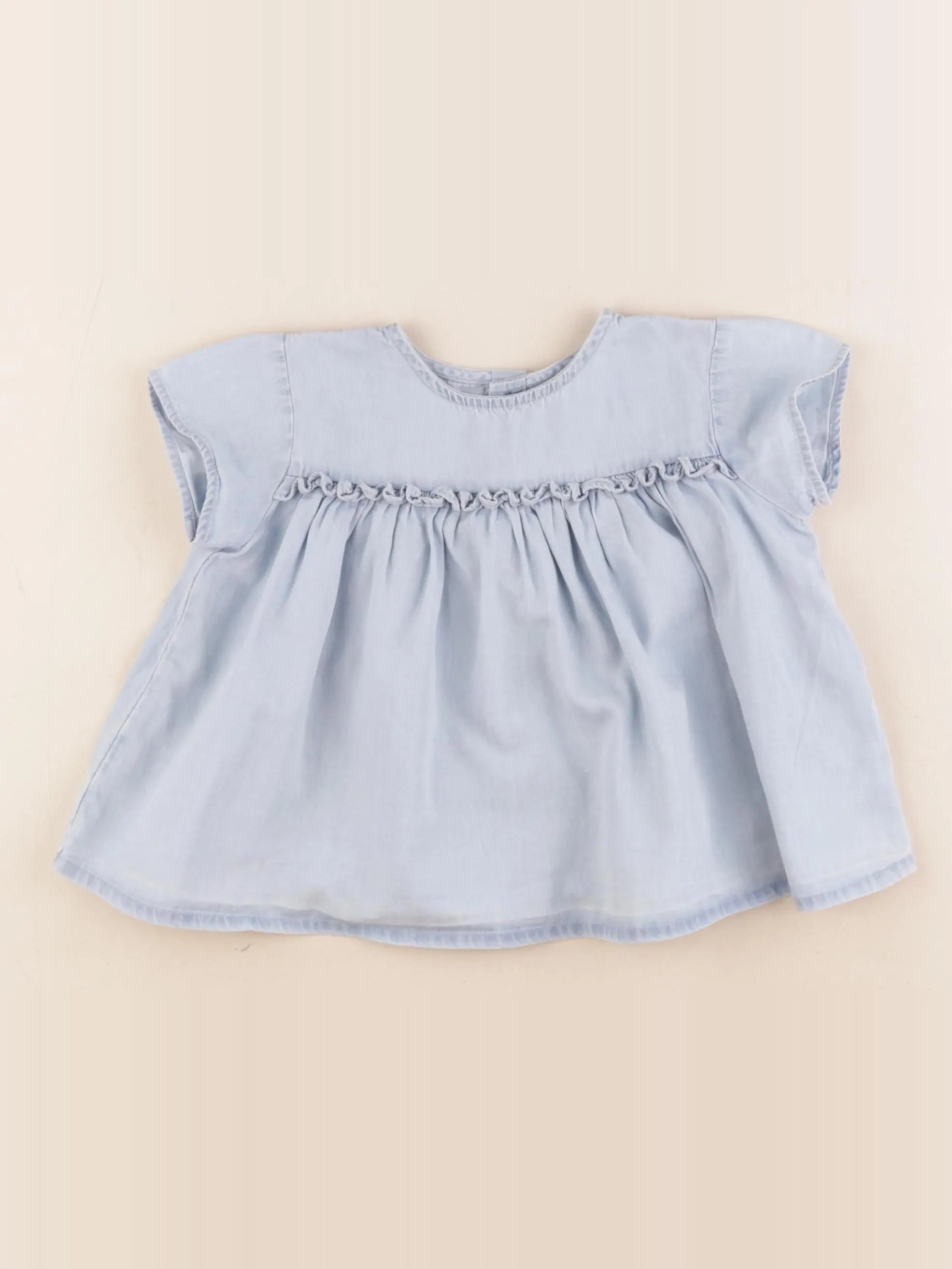 Boutchou - blouse bleu - 24 mois