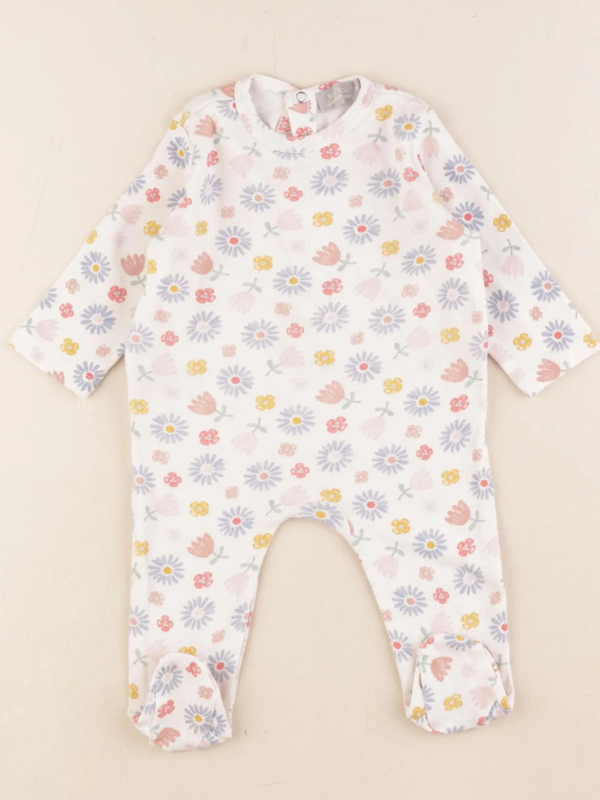 Boutchou - pyjama coton multicolore - 3 mois