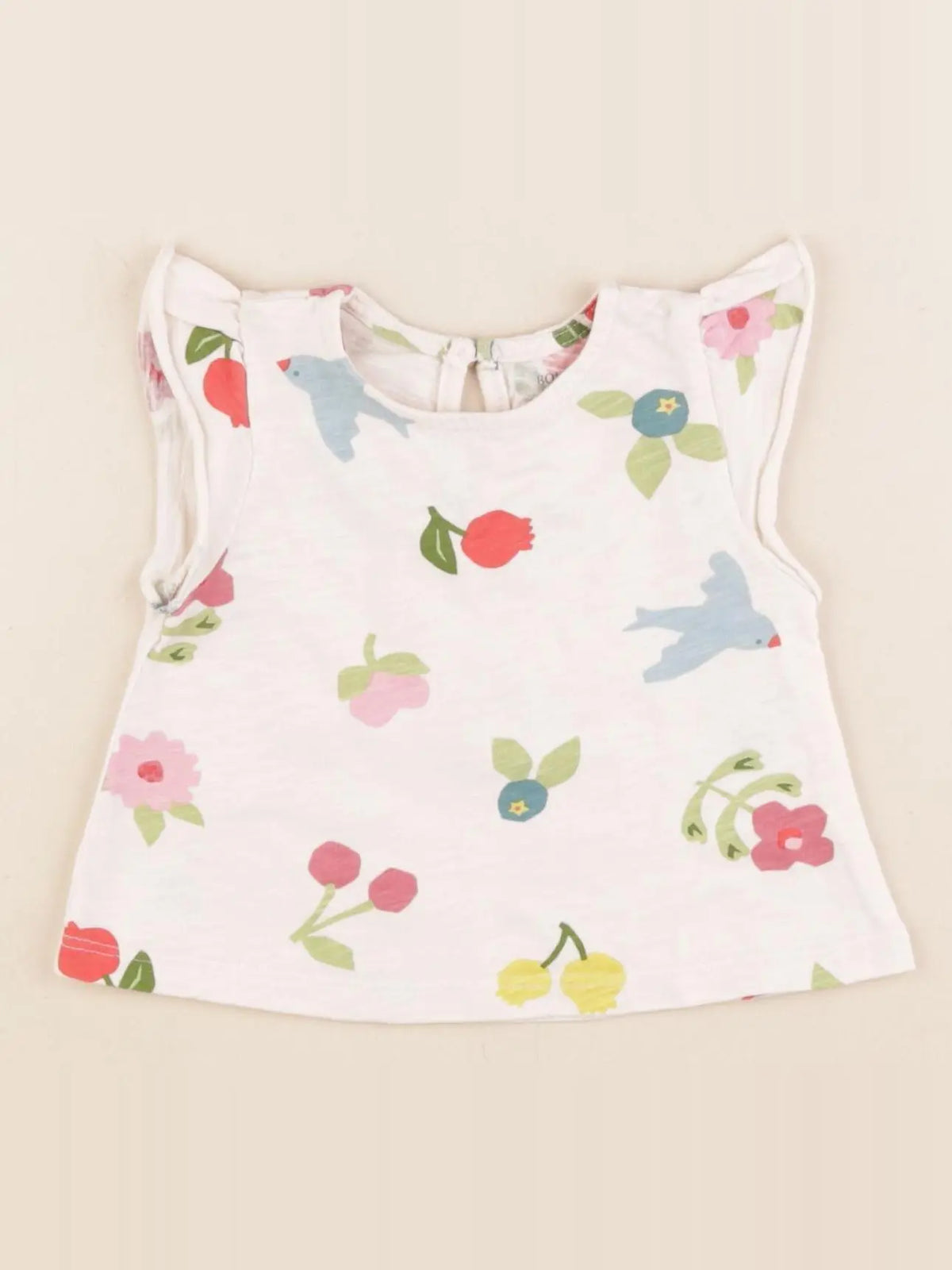 Boutchou - tee-shirt multicolore - 6 mois