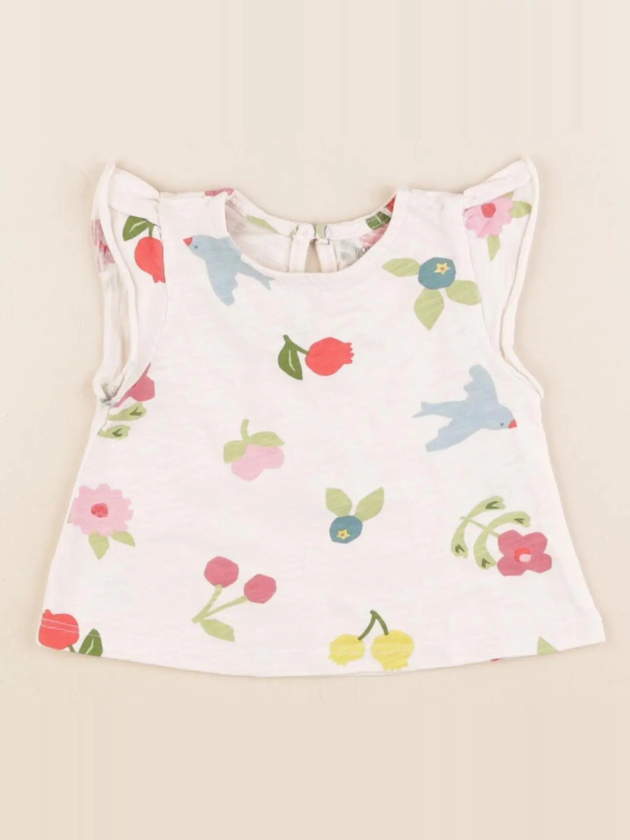 Boutchou - tee-shirt multicolore - 6 mois