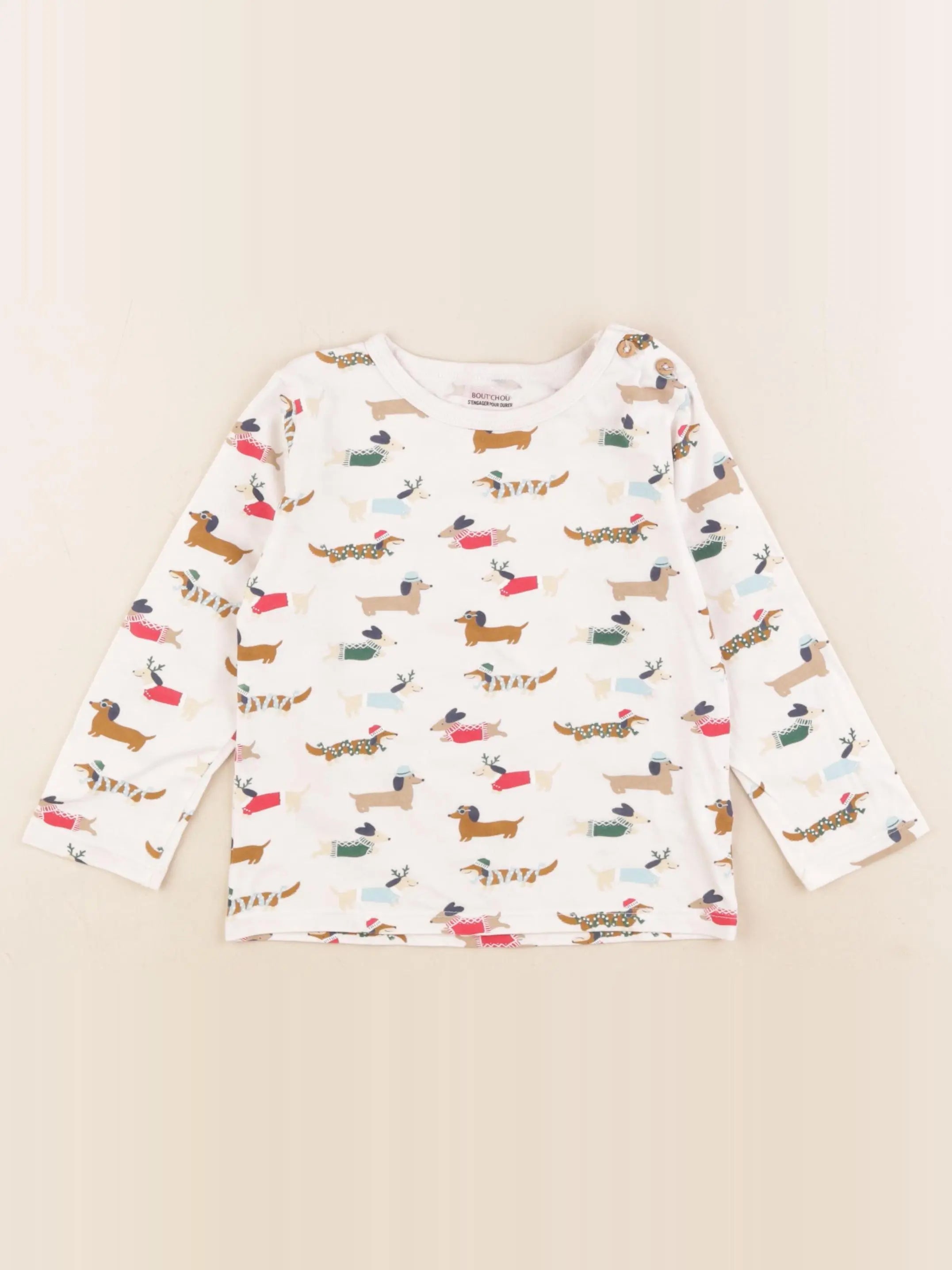 Boutchou - tee-shirt multicolore - 36 mois