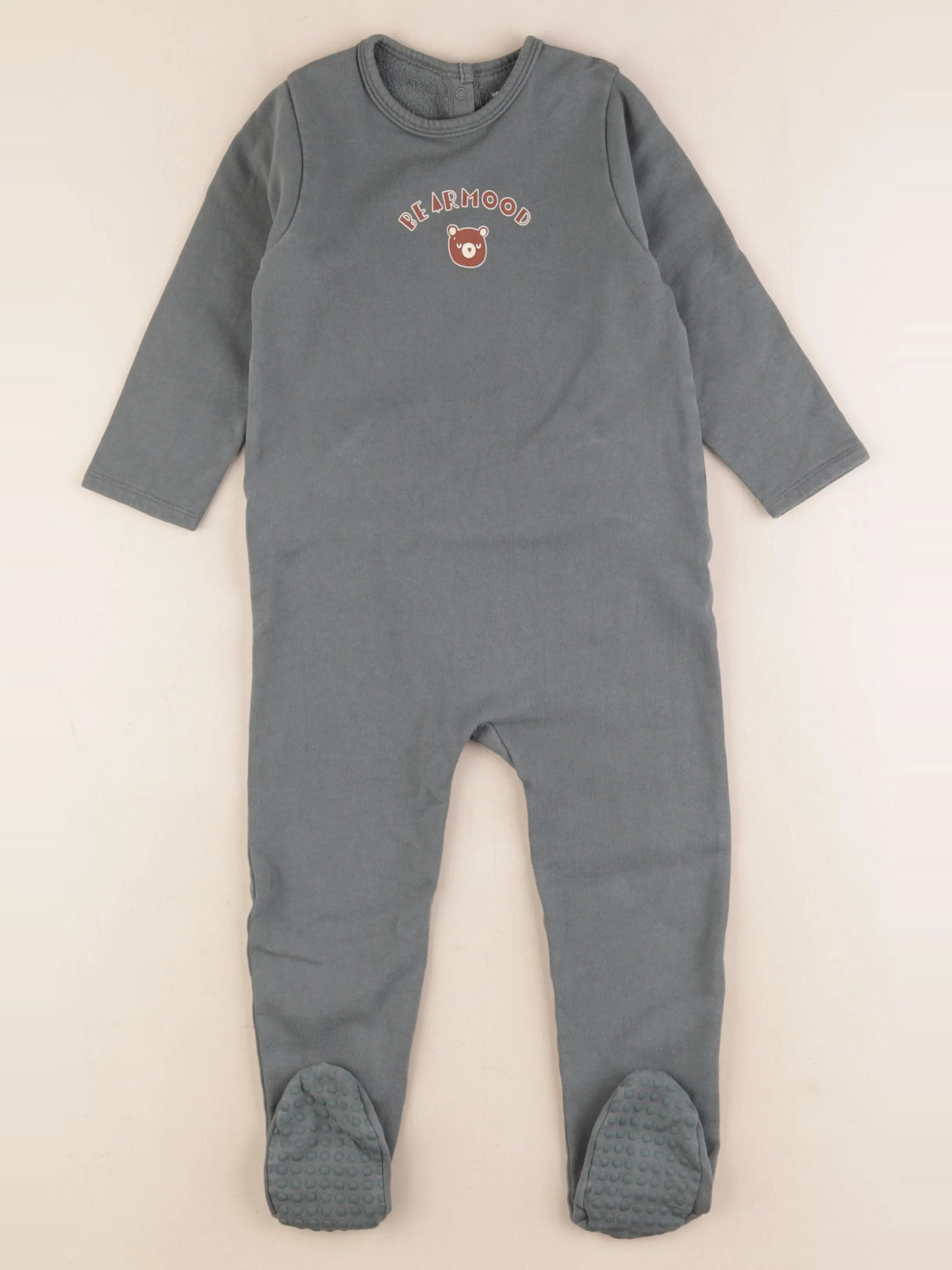 Vertbaudet - pyjama coton vert - 3 ans