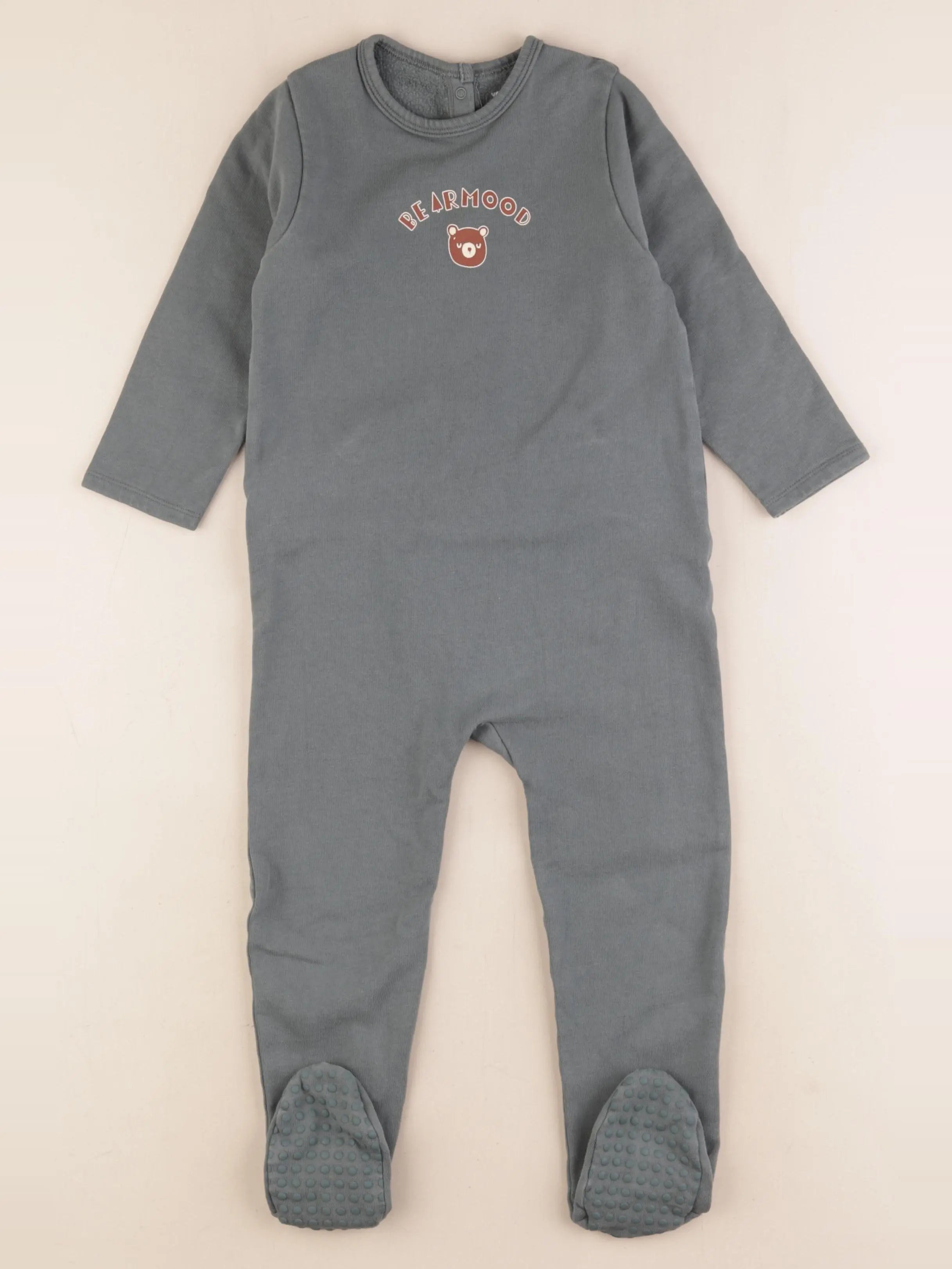 Vertbaudet - pyjama coton vert - 3 ans
