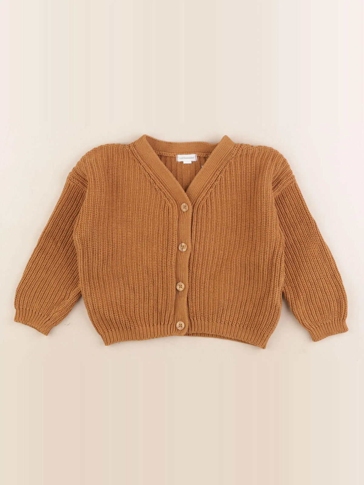 Vertbaudet - gilet marron - 2 ans