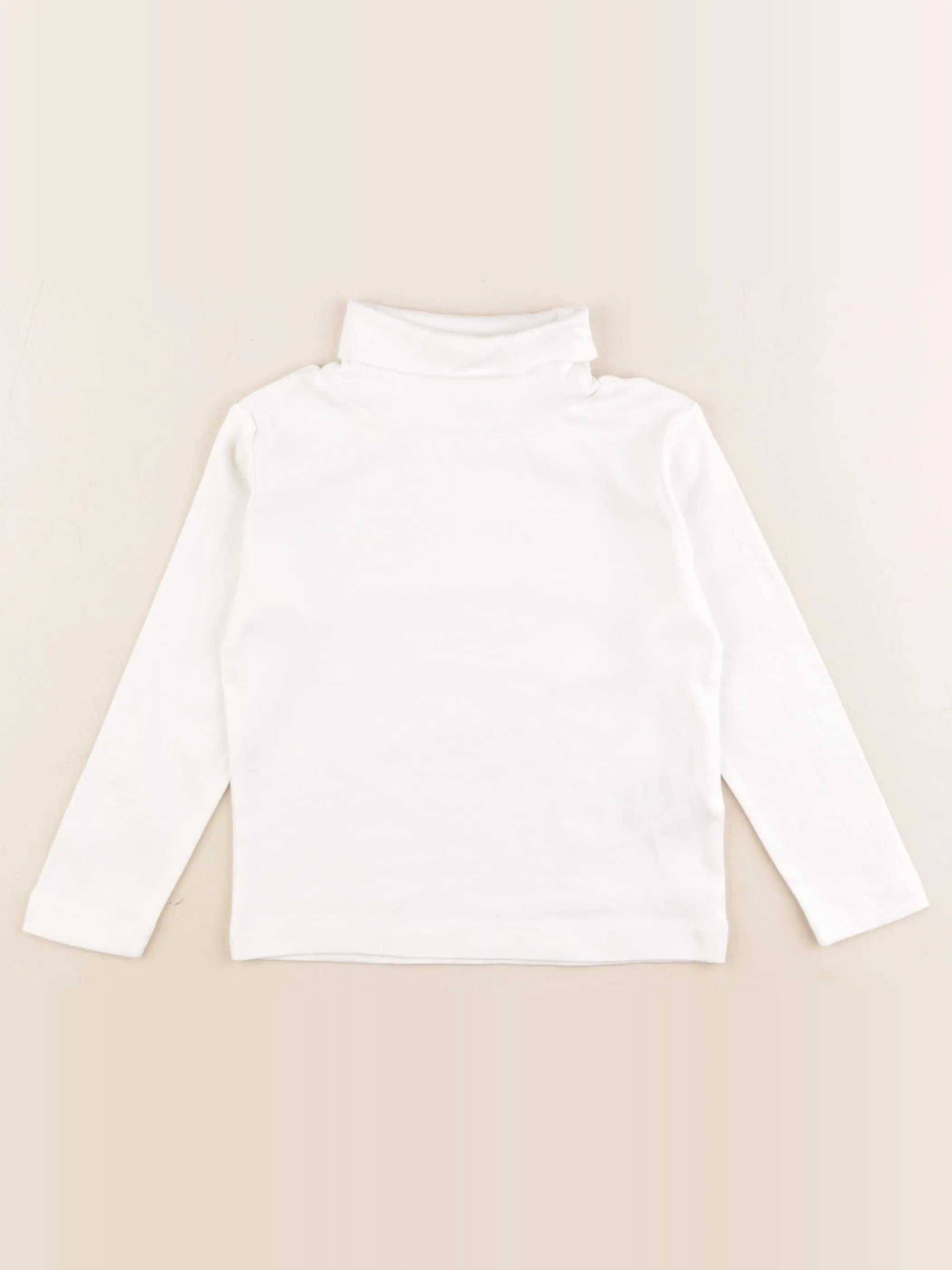 Vertbaudet - sous-pull blanc - 3 ans