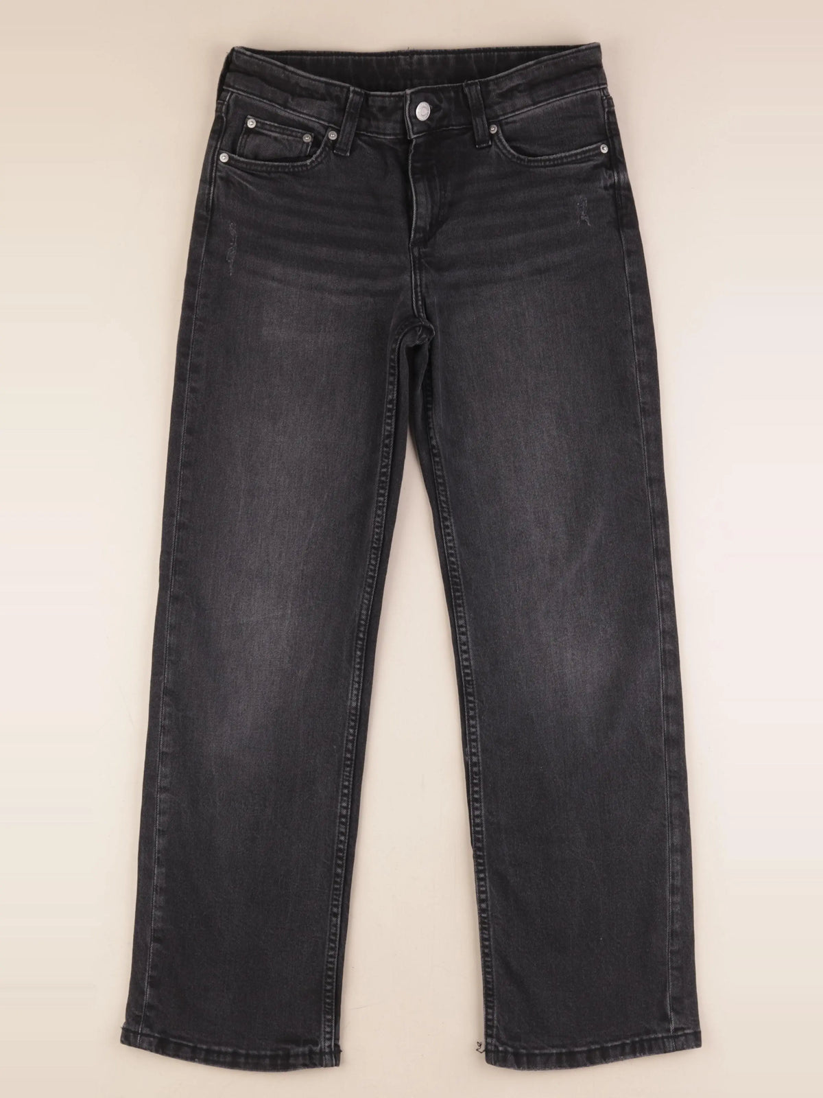 H&M - jean noir - 11/12 ans