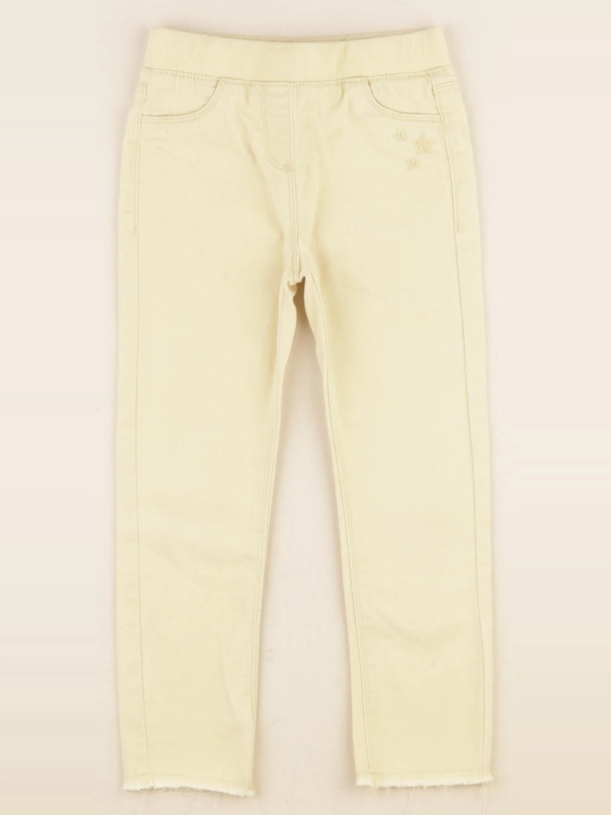 Vertbaudet - jegging jaune - 5 ans