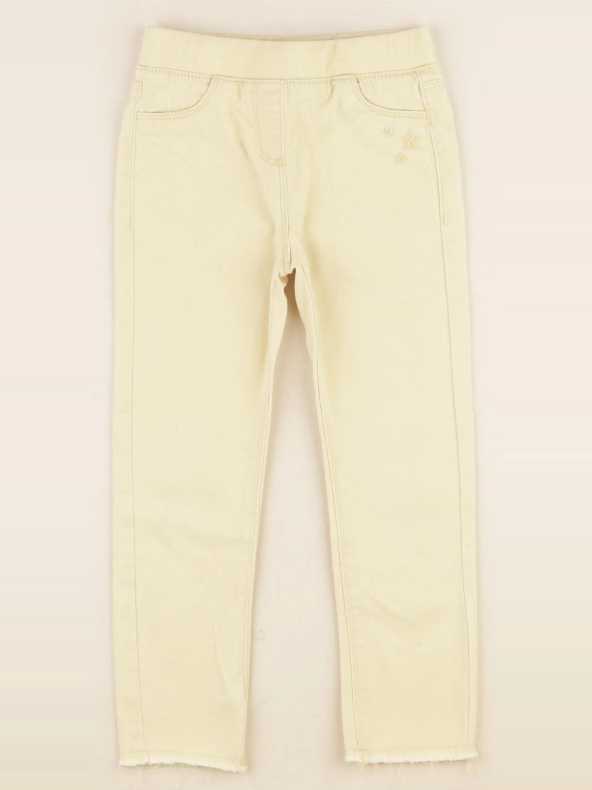 Vertbaudet - jegging jaune - 5 ans