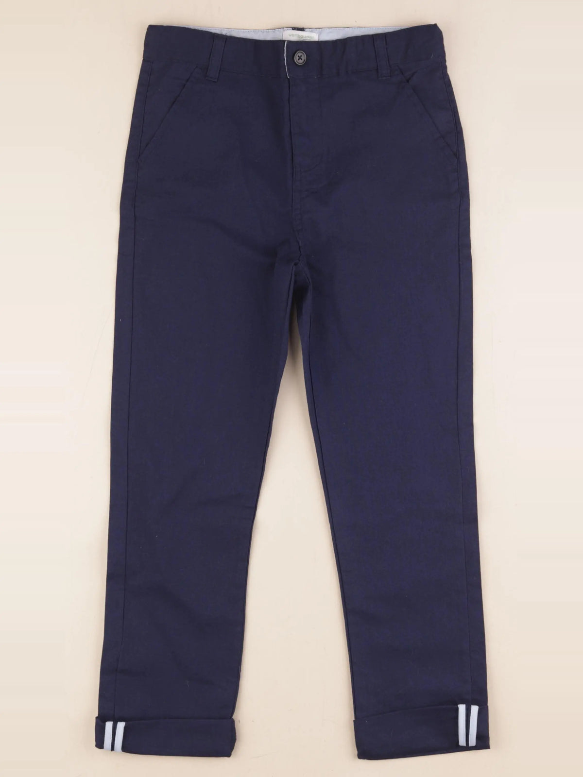 Vertbaudet - pantalon bleu - 9 ans