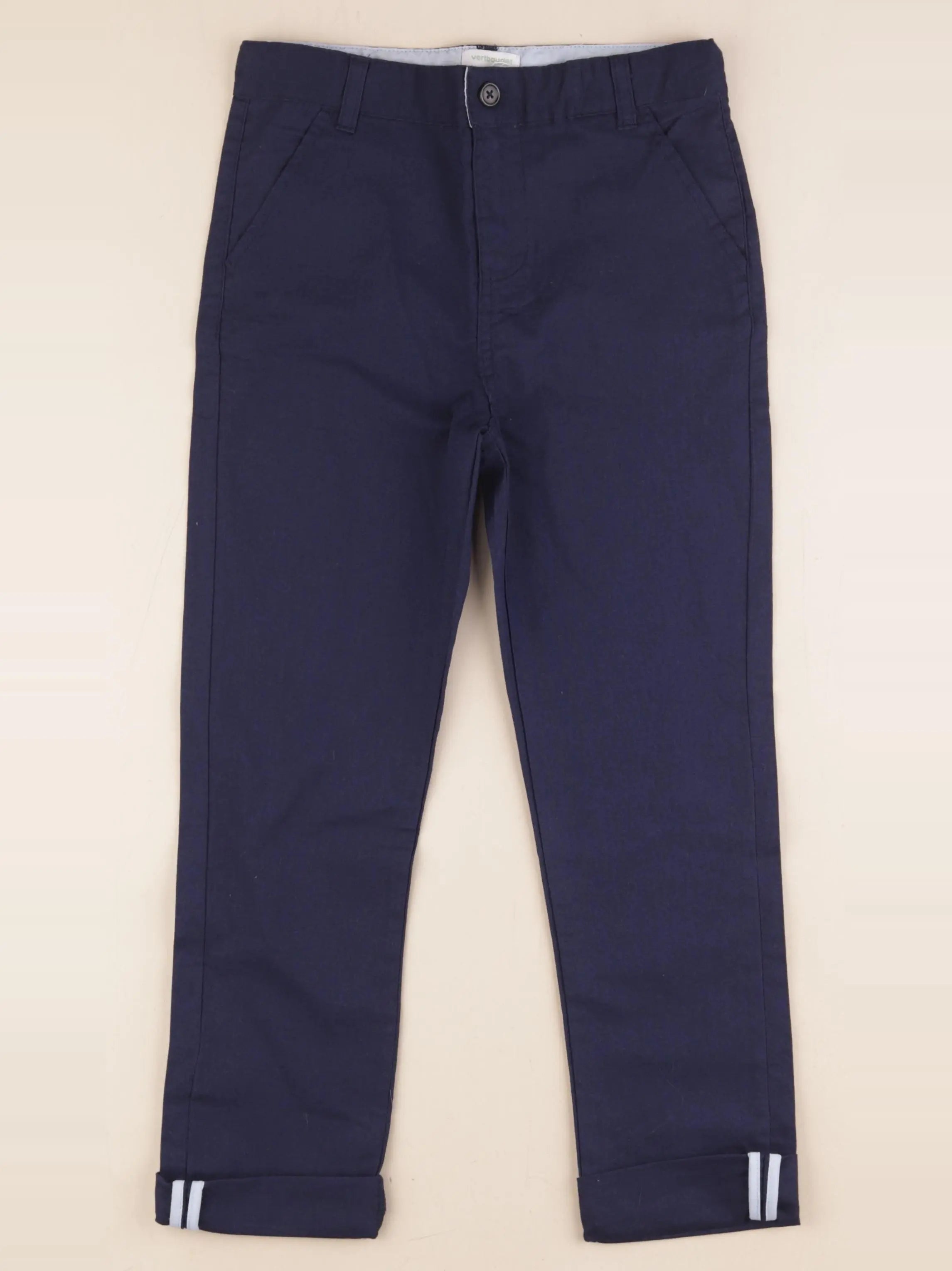 Vertbaudet - pantalon bleu - 9 ans