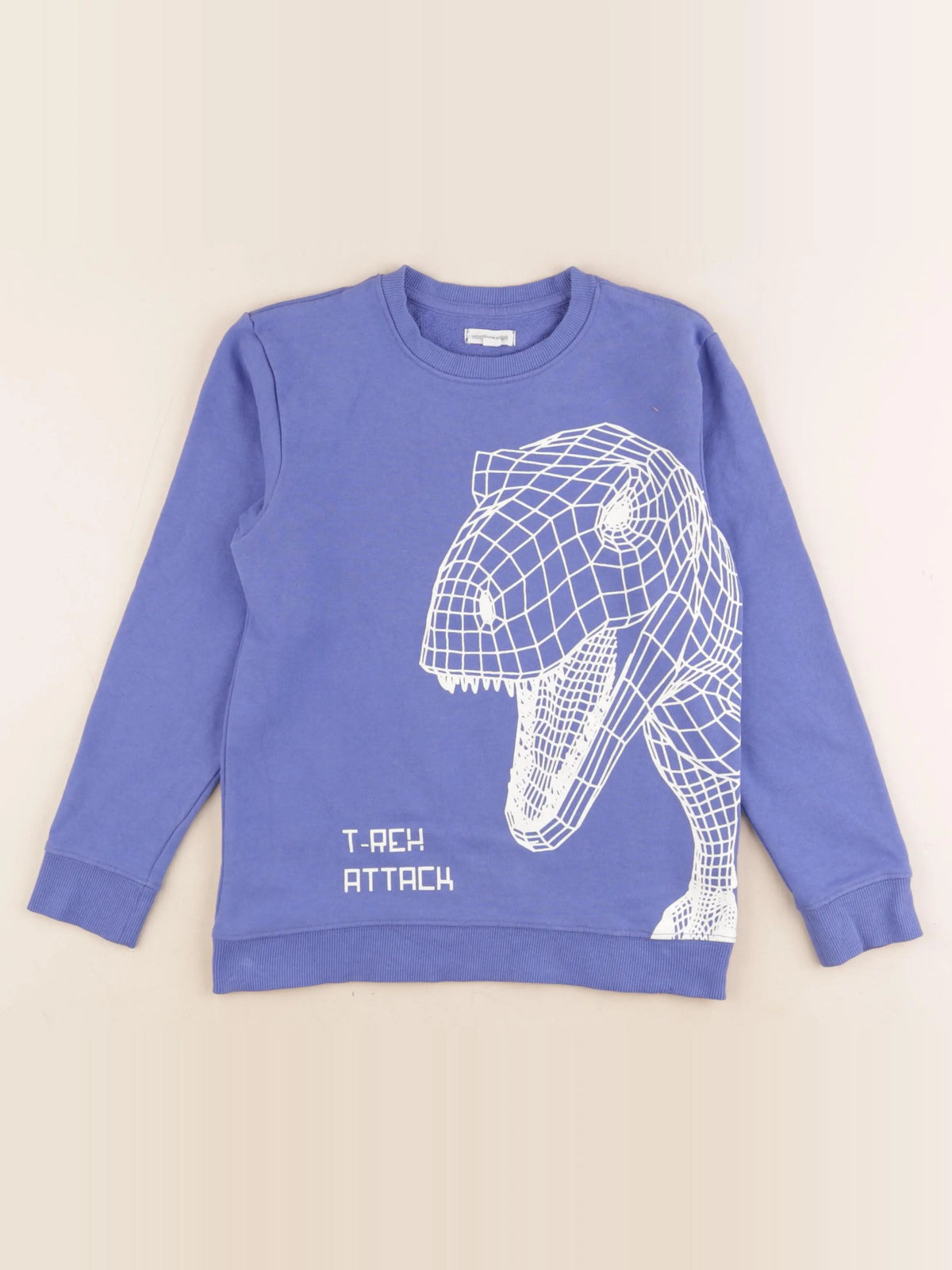 Vertbaudet - sweat bleu - 10 ans