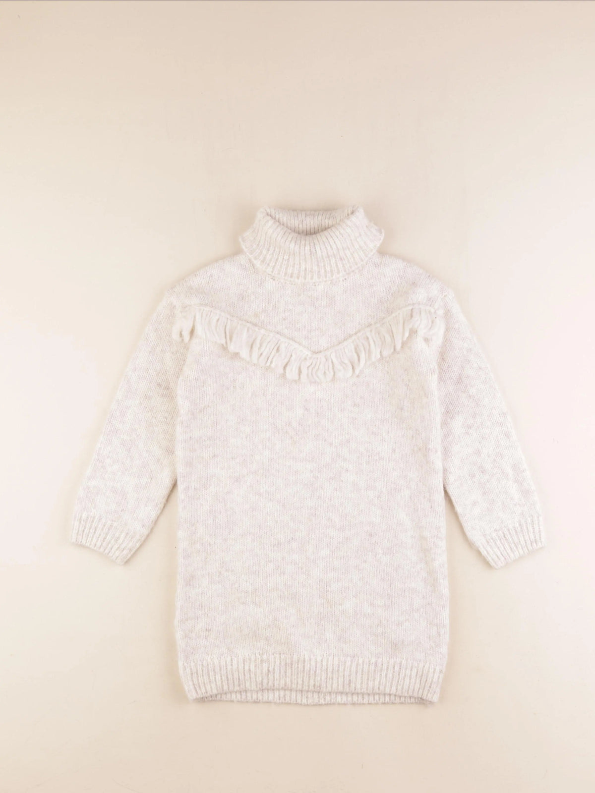 Vertbaudet - robe beige - 6 ans