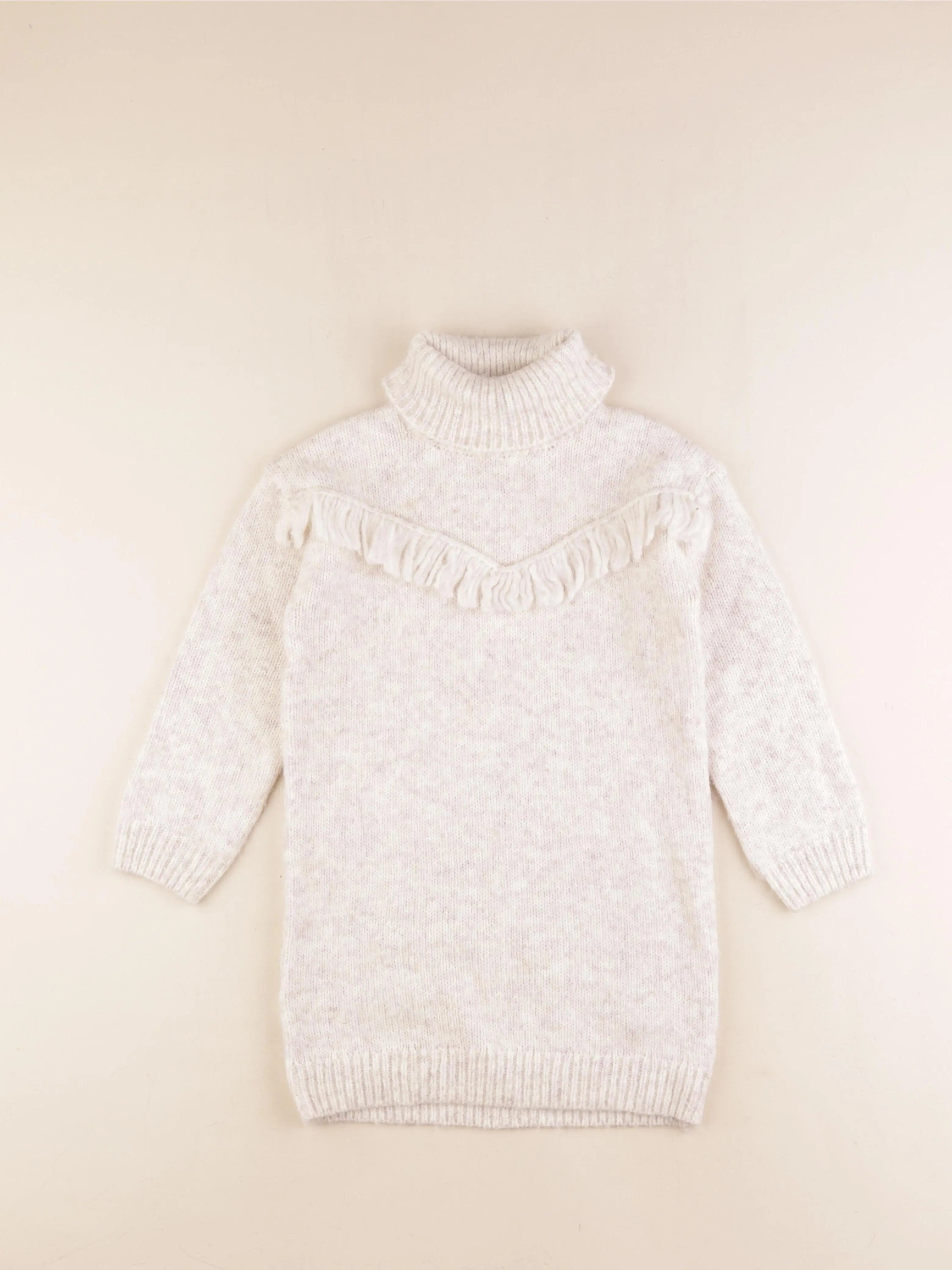Vertbaudet - robe beige - 6 ans