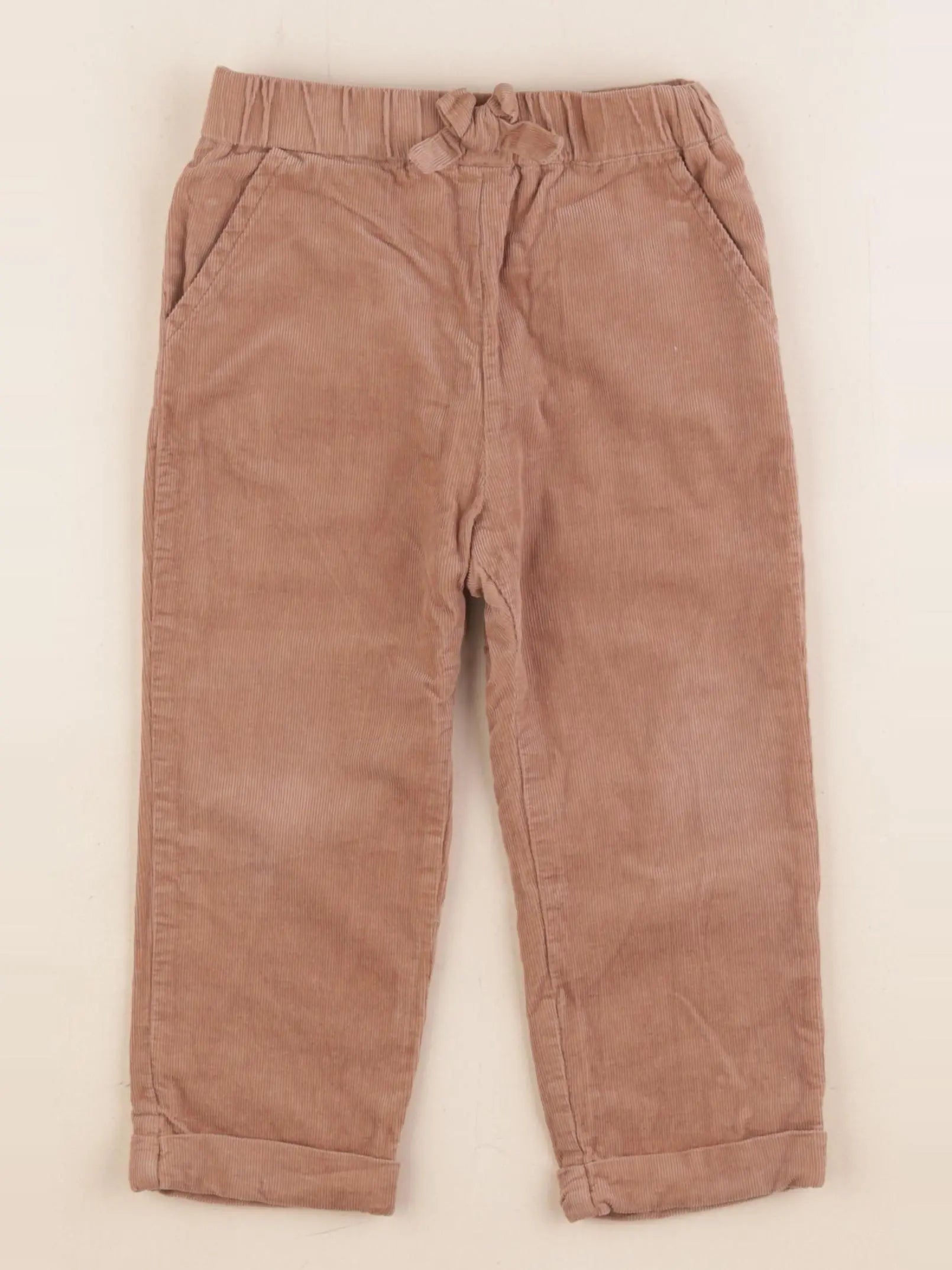 Vertbaudet - pantalon doublé marron - 3 ans