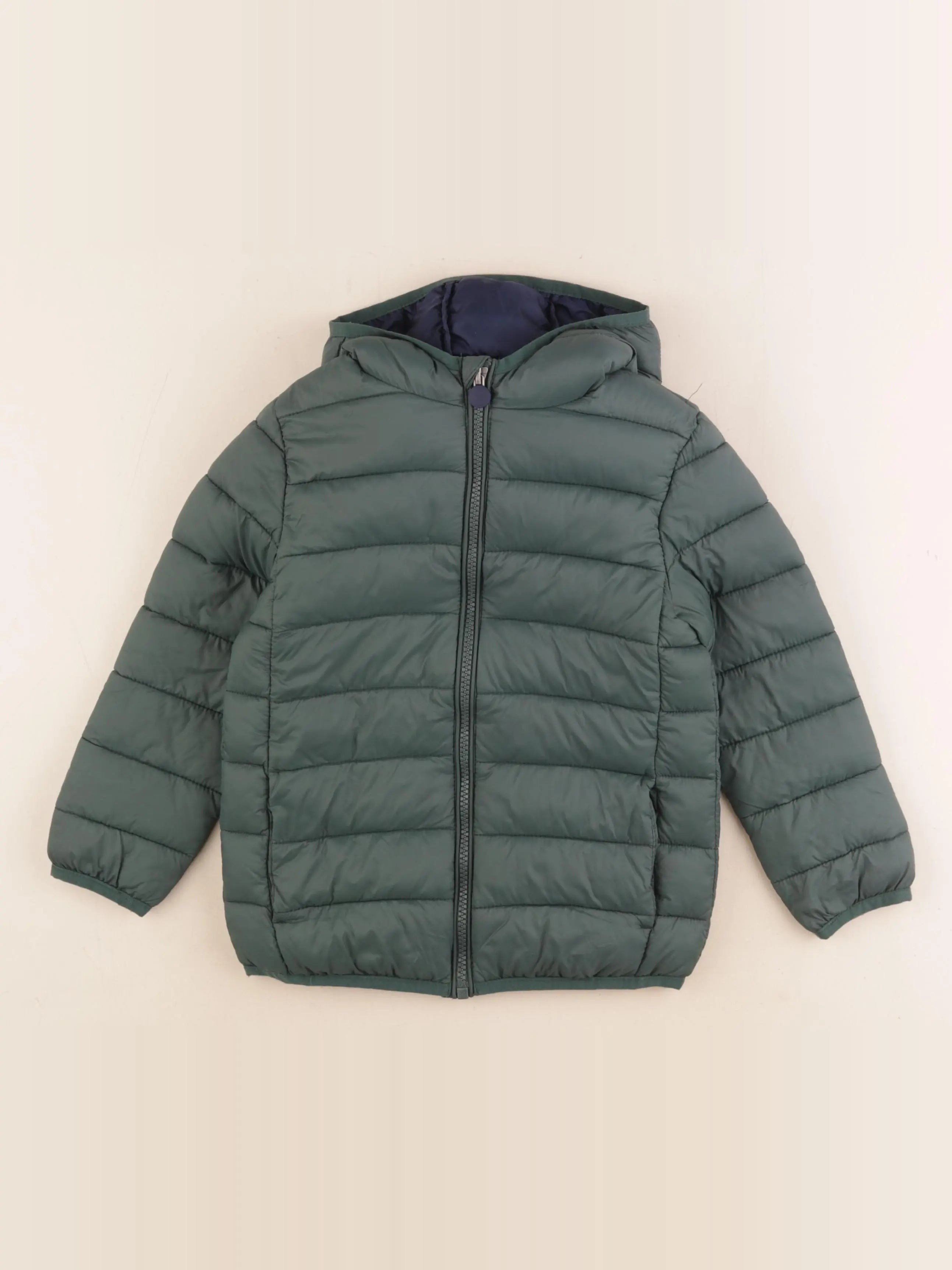 Vertbaudet - doudoune vert - 5 ans