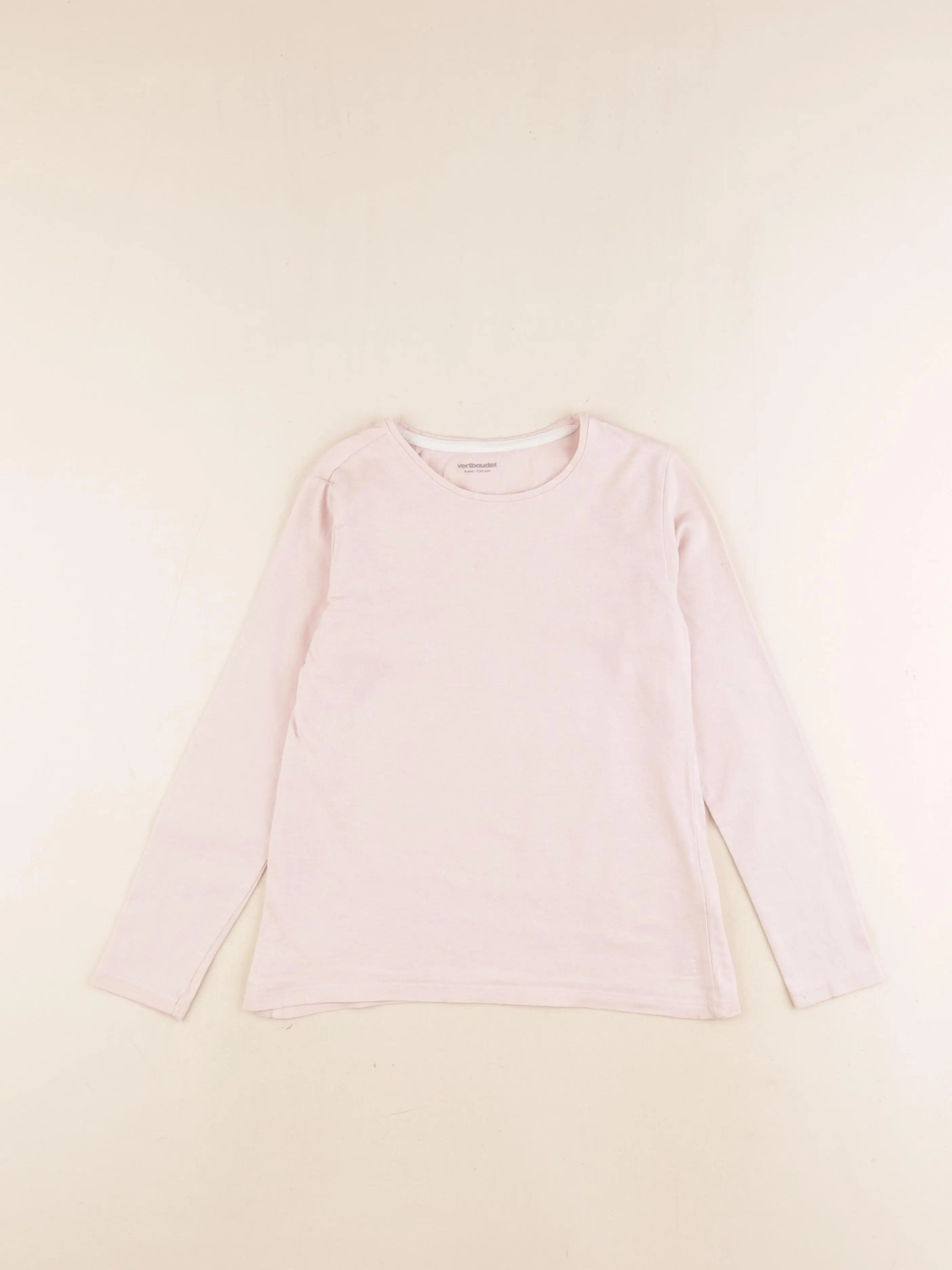 Vertbaudet - tee-shirt rose - 8 ans