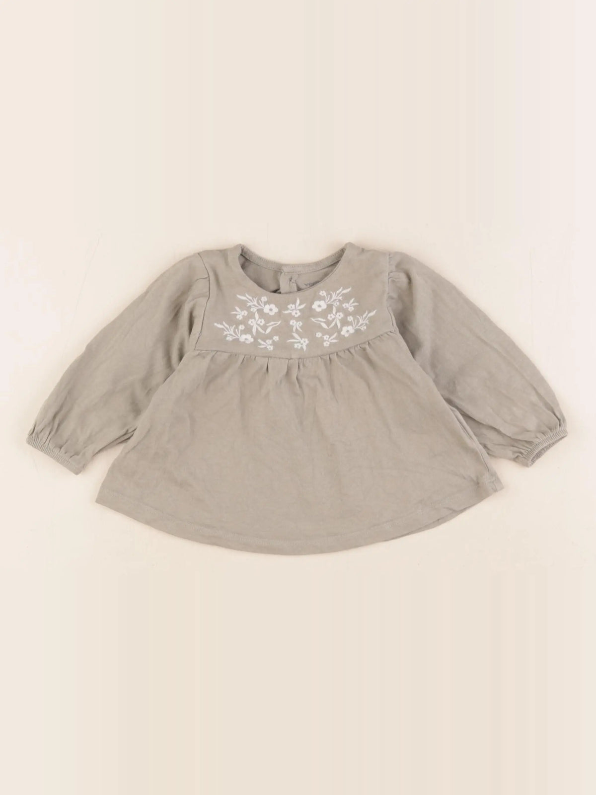 Vertbaudet - tee-shirt vert - 6 mois