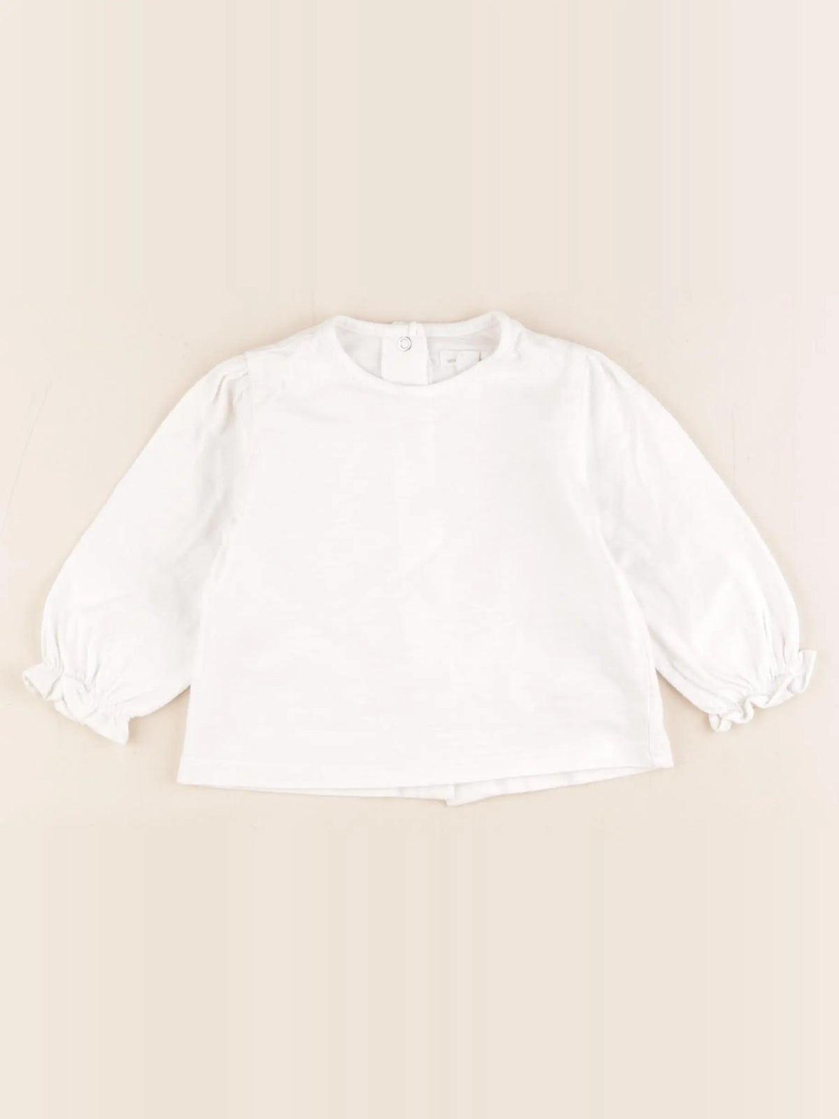 Vertbaudet - tee-shirt blanc - 6 mois