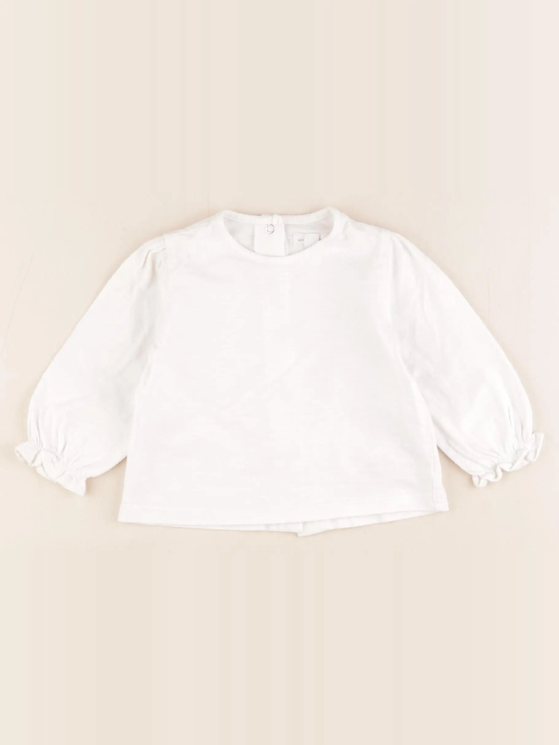 Vertbaudet - tee-shirt blanc - 6 mois