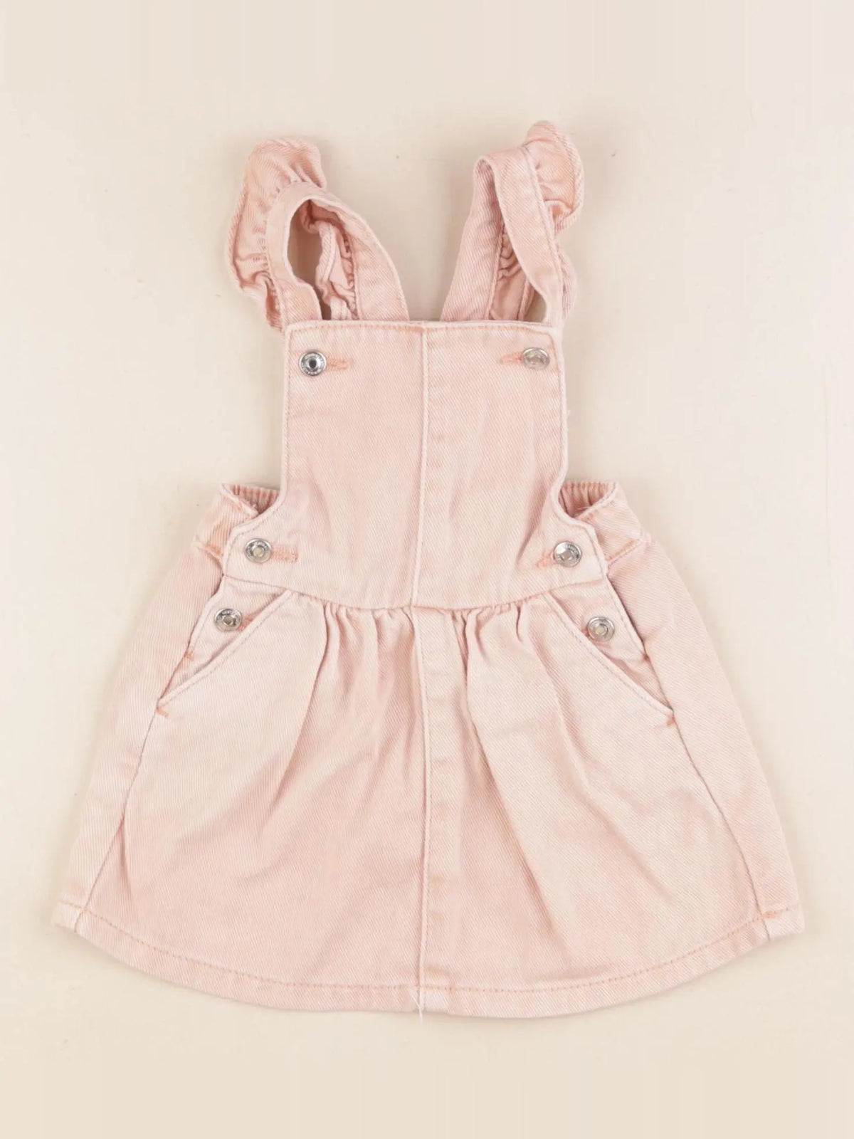 Vertbaudet - robe orange - 6 mois