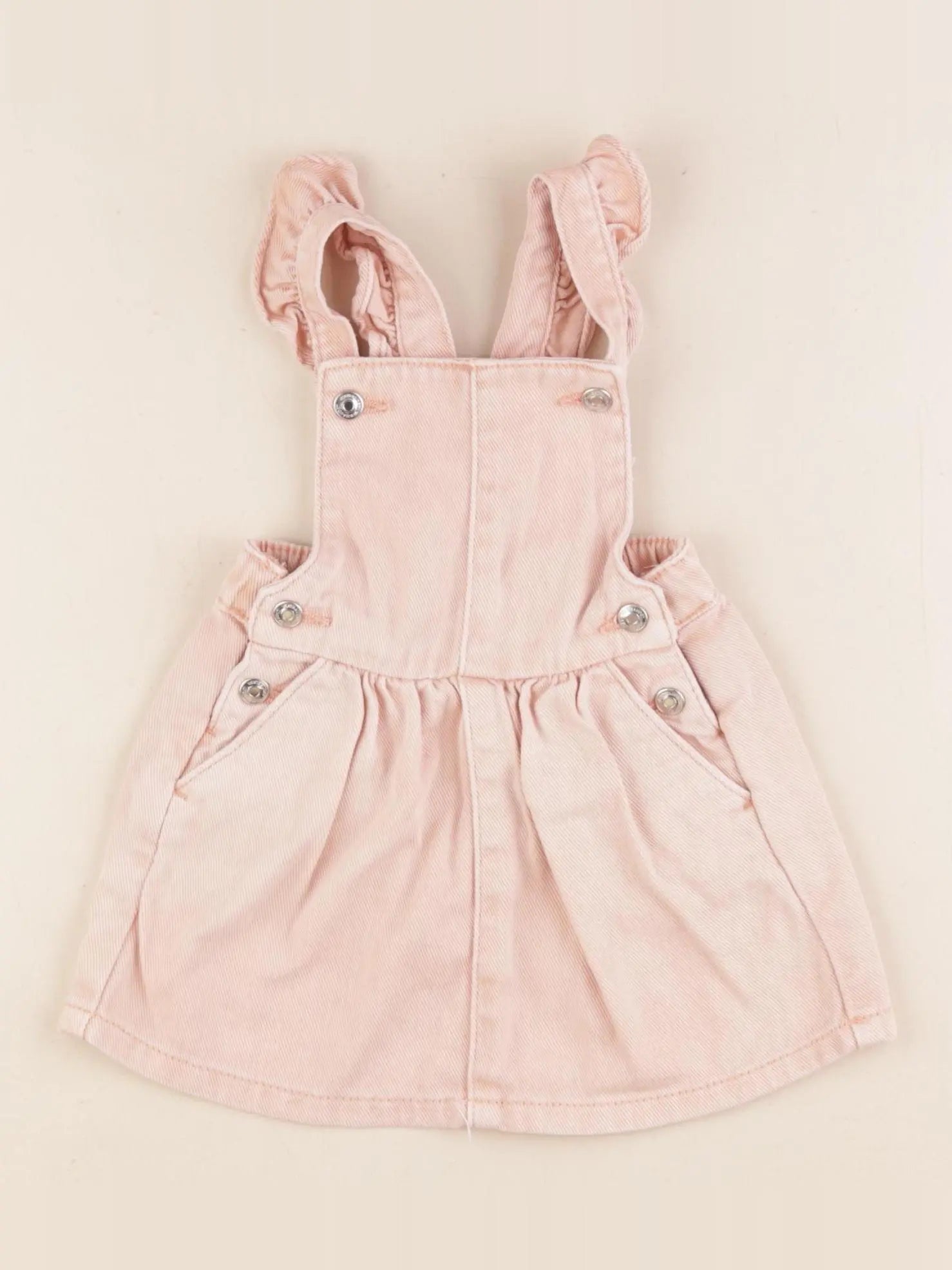 Vertbaudet - robe orange - 6 mois