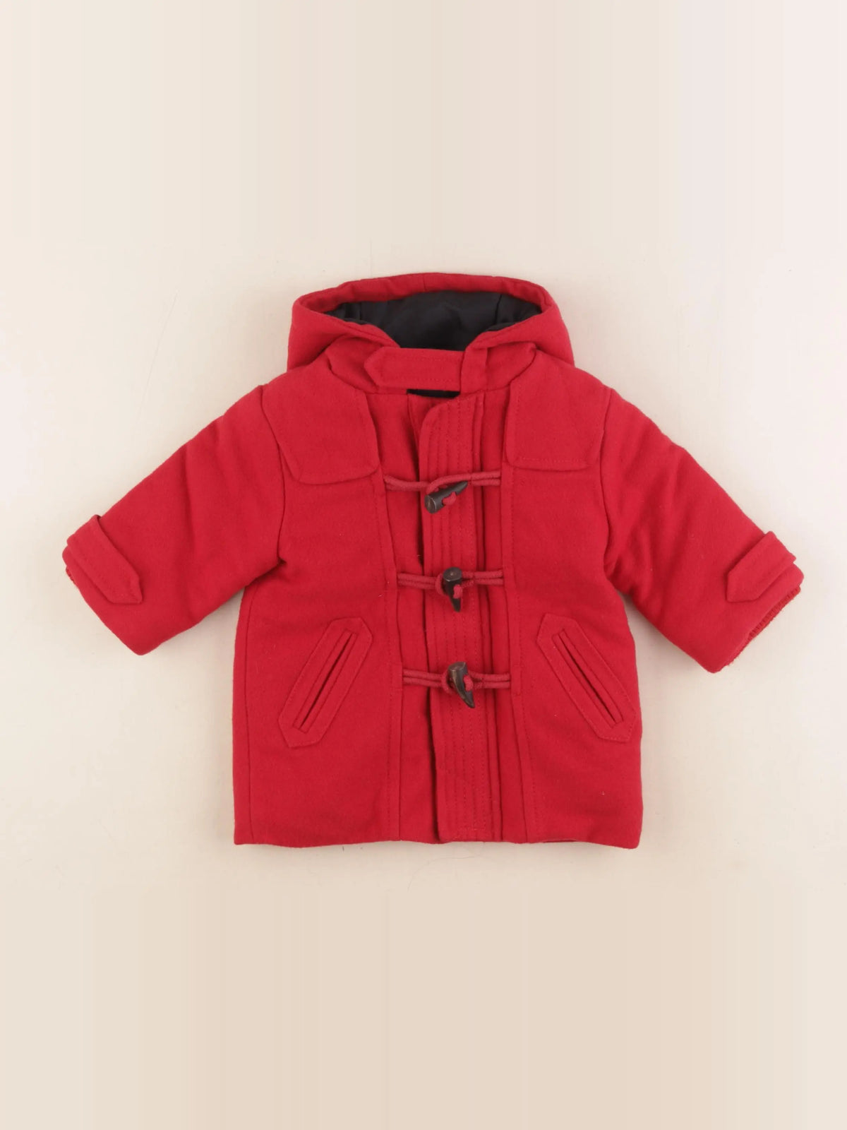 Jacadi - manteau rouge - 6 mois