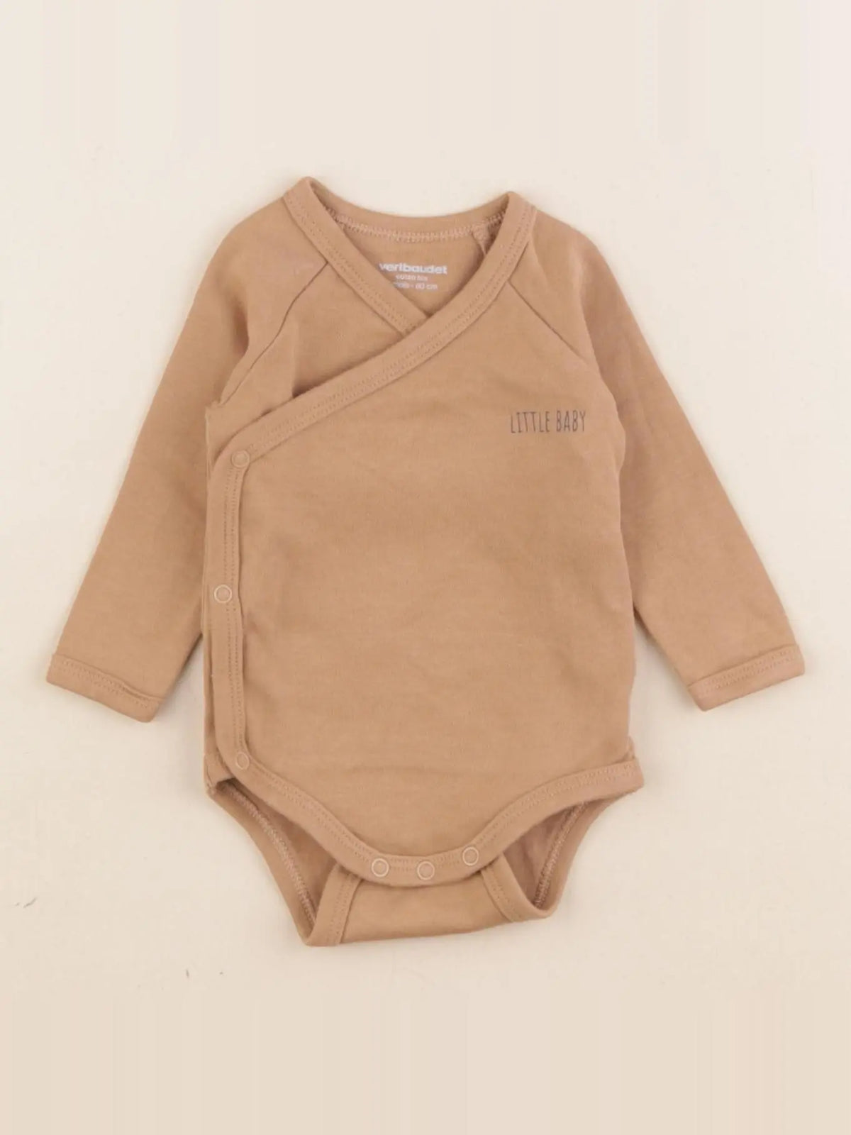 Vertbaudet - body marron - 3 mois