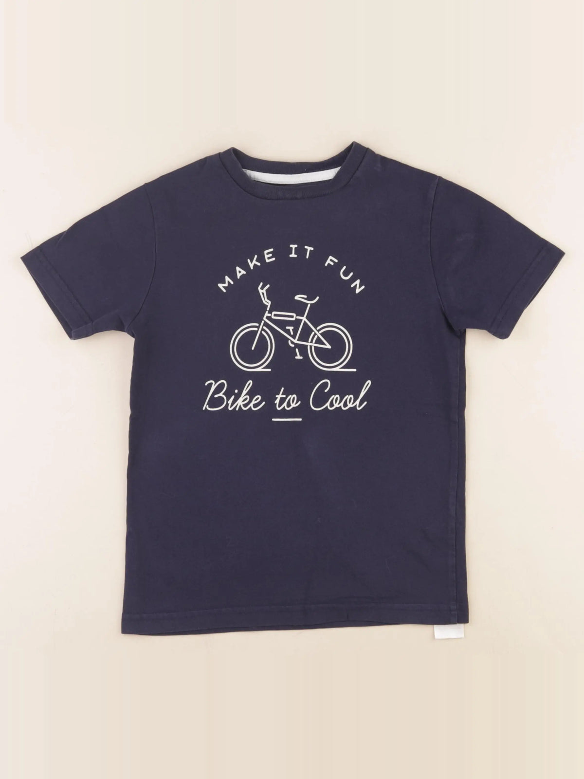 Cyrillus - tee-shirt bleu - 8 ans