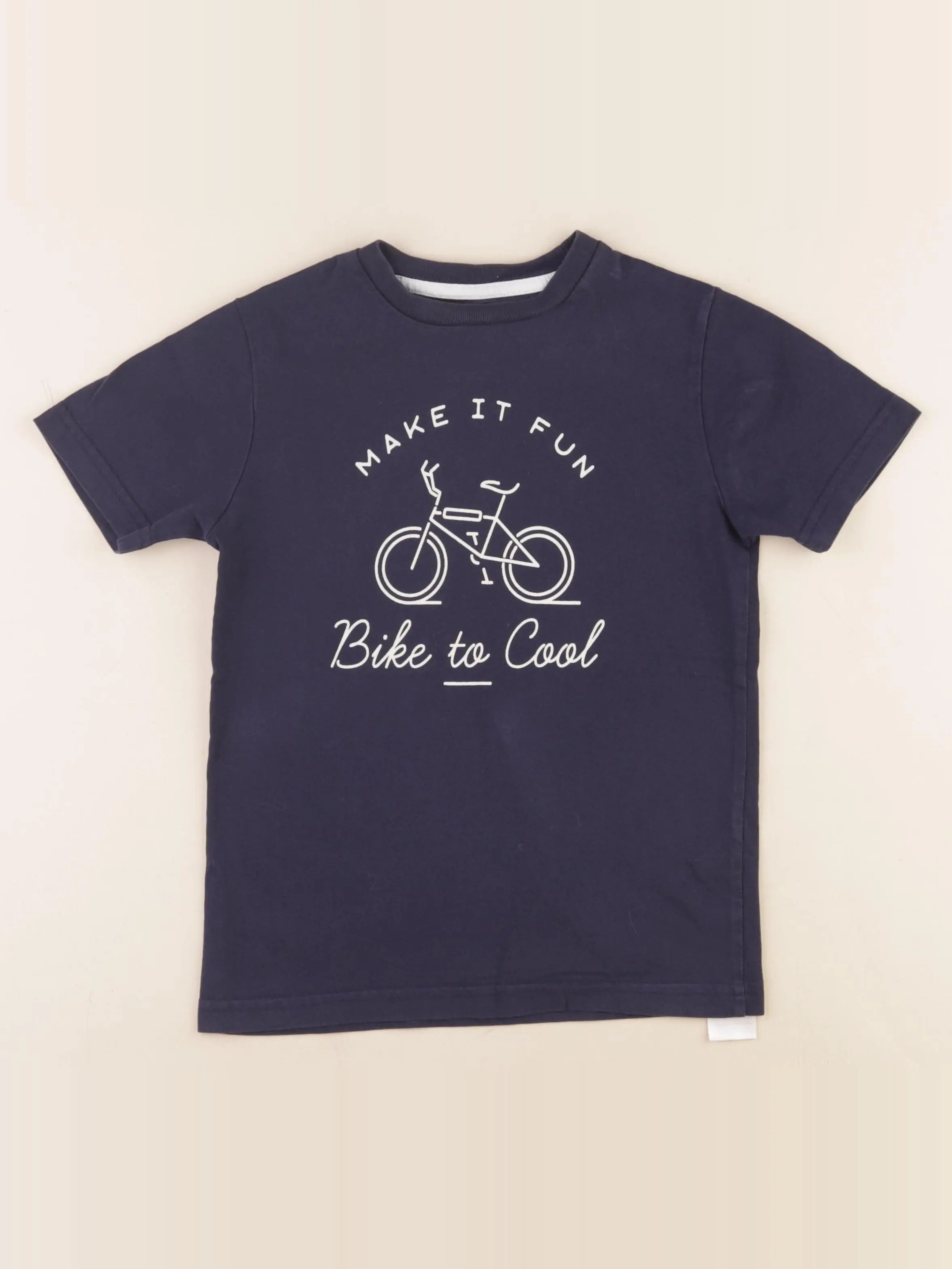 Cyrillus - tee-shirt bleu - 8 ans