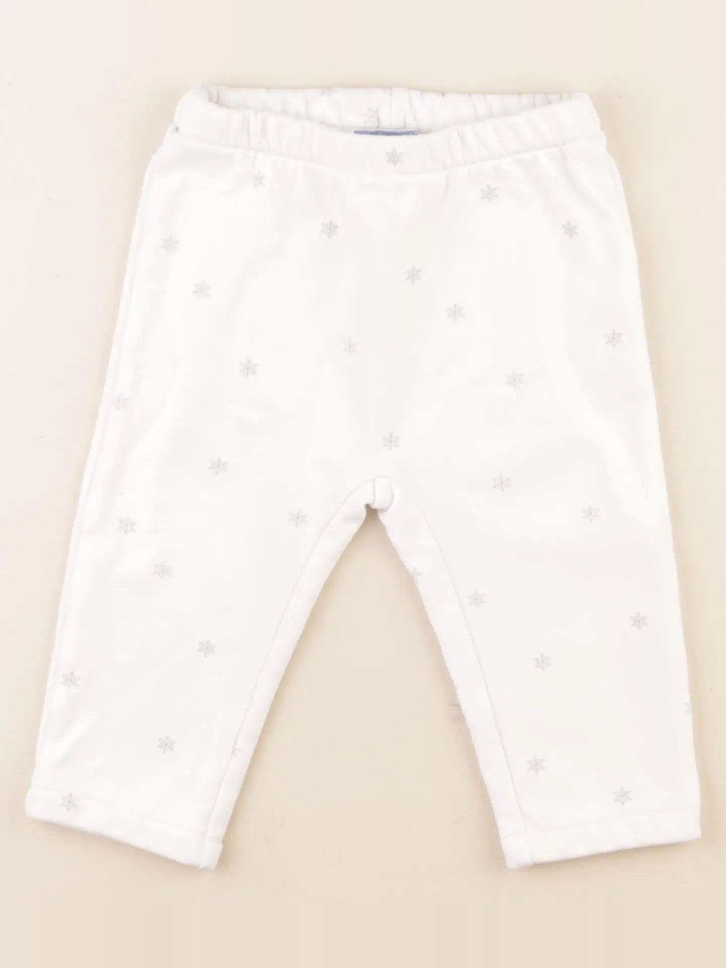 Jacadi - jogging blanc, argent - 18 mois
