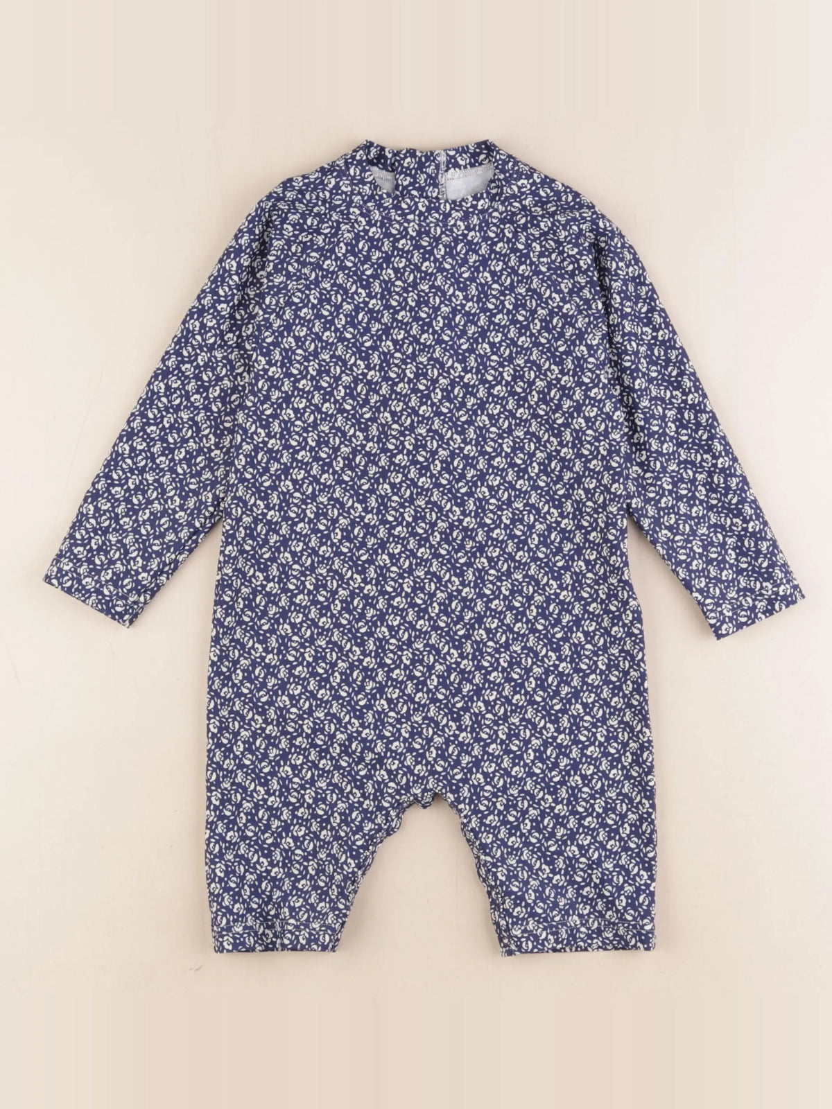 Petit Bateau - maillot de bain bleu - 24 mois