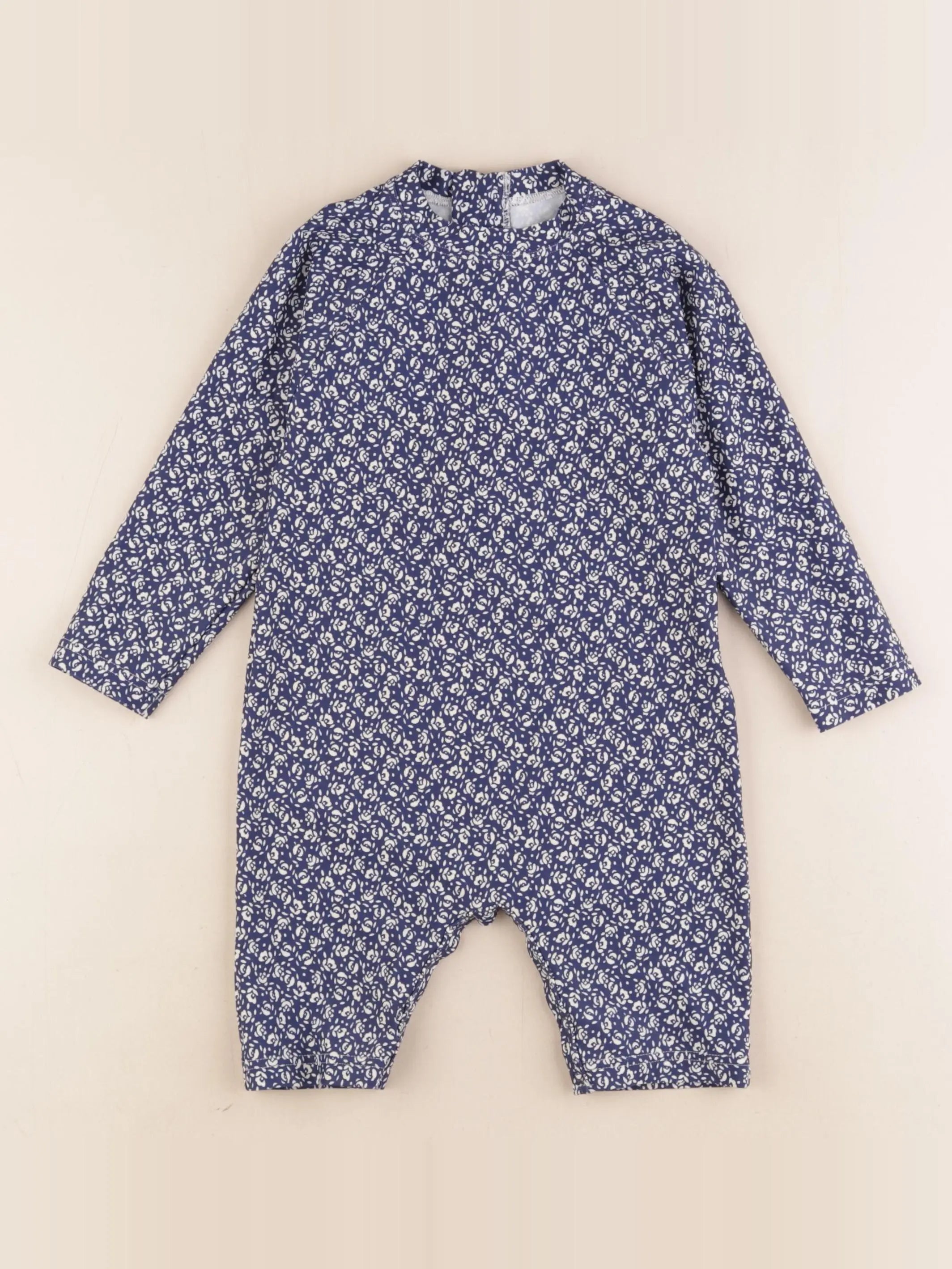 Petit Bateau - maillot de bain bleu - 24 mois