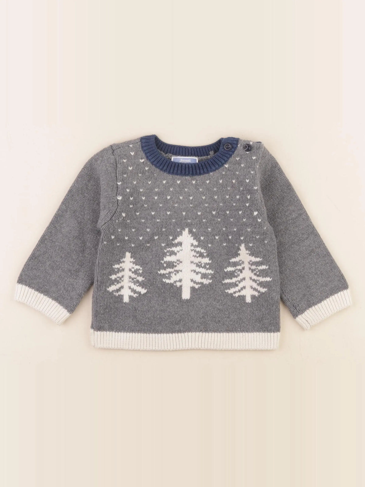 Jacadi - pull gris - 18 mois