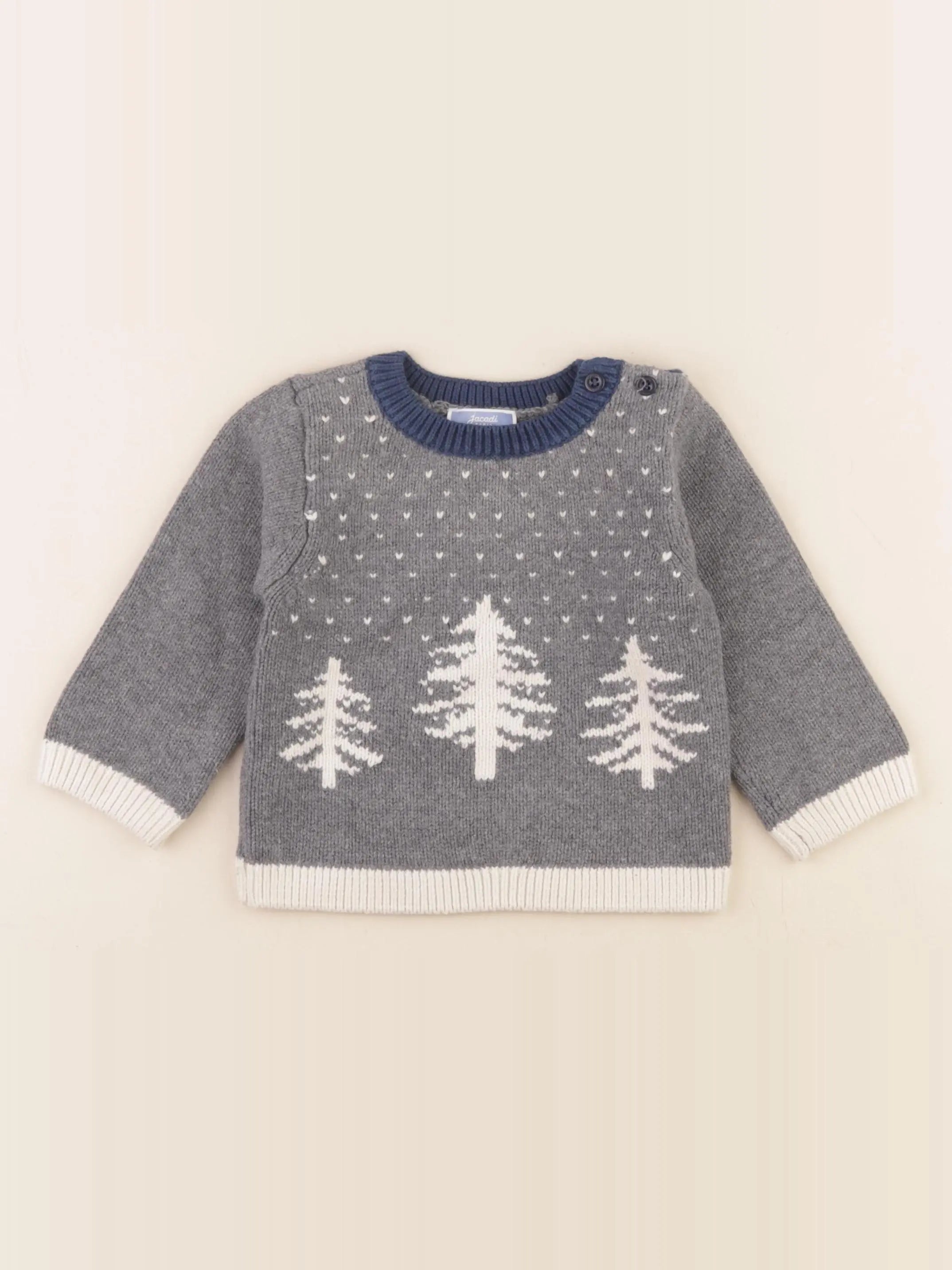 Jacadi - pull gris - 18 mois