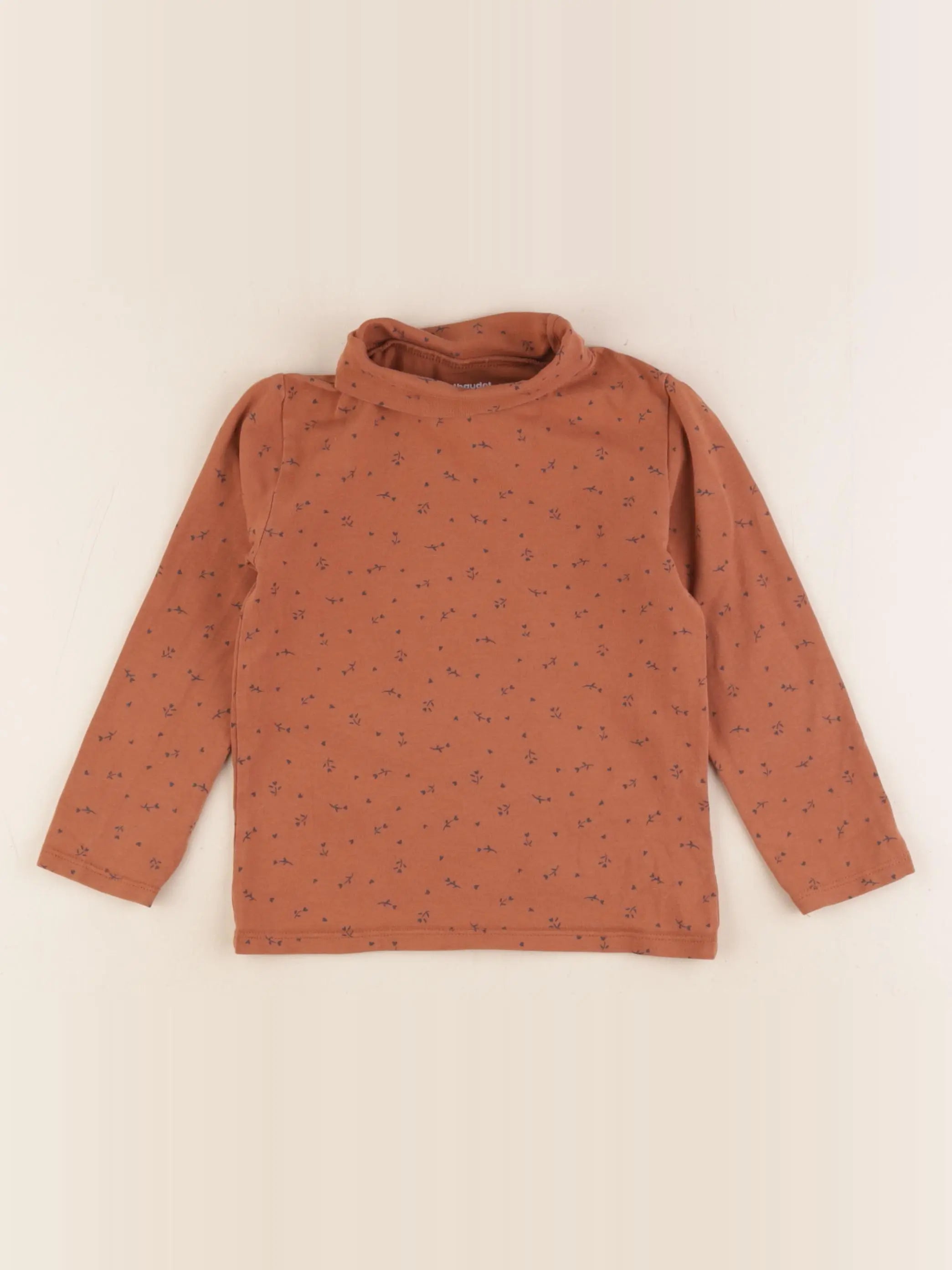 Vertbaudet - sous-pull marron - 3 ans