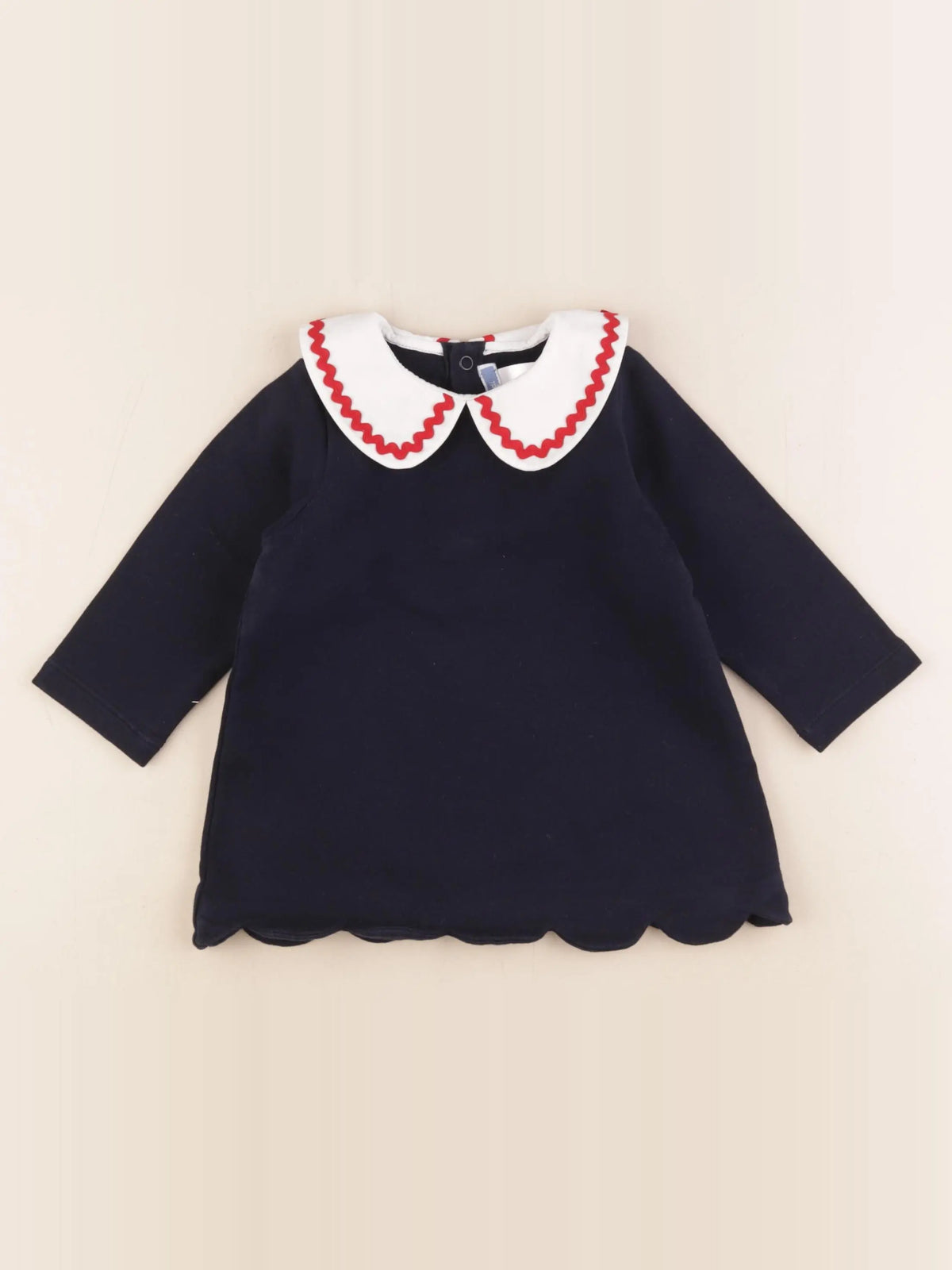 Jacadi - robe bleu - 12 mois