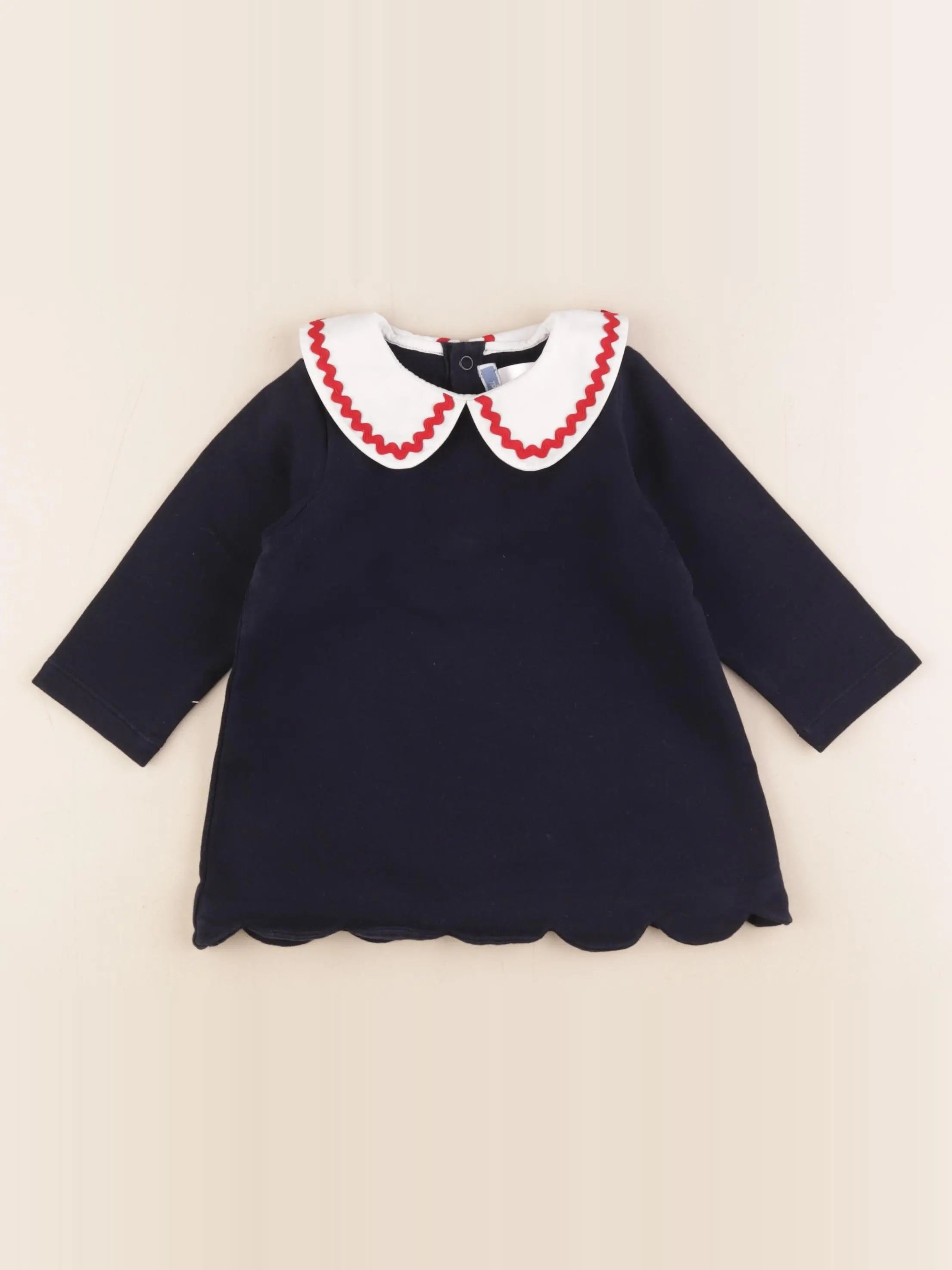 Jacadi - robe bleu - 12 mois