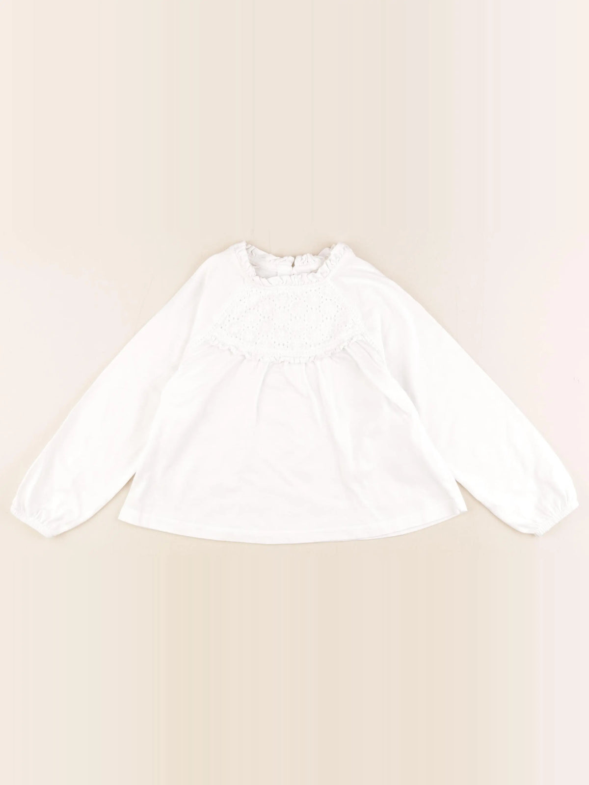 Vertbaudet - tee-shirt blanc - 5 ans