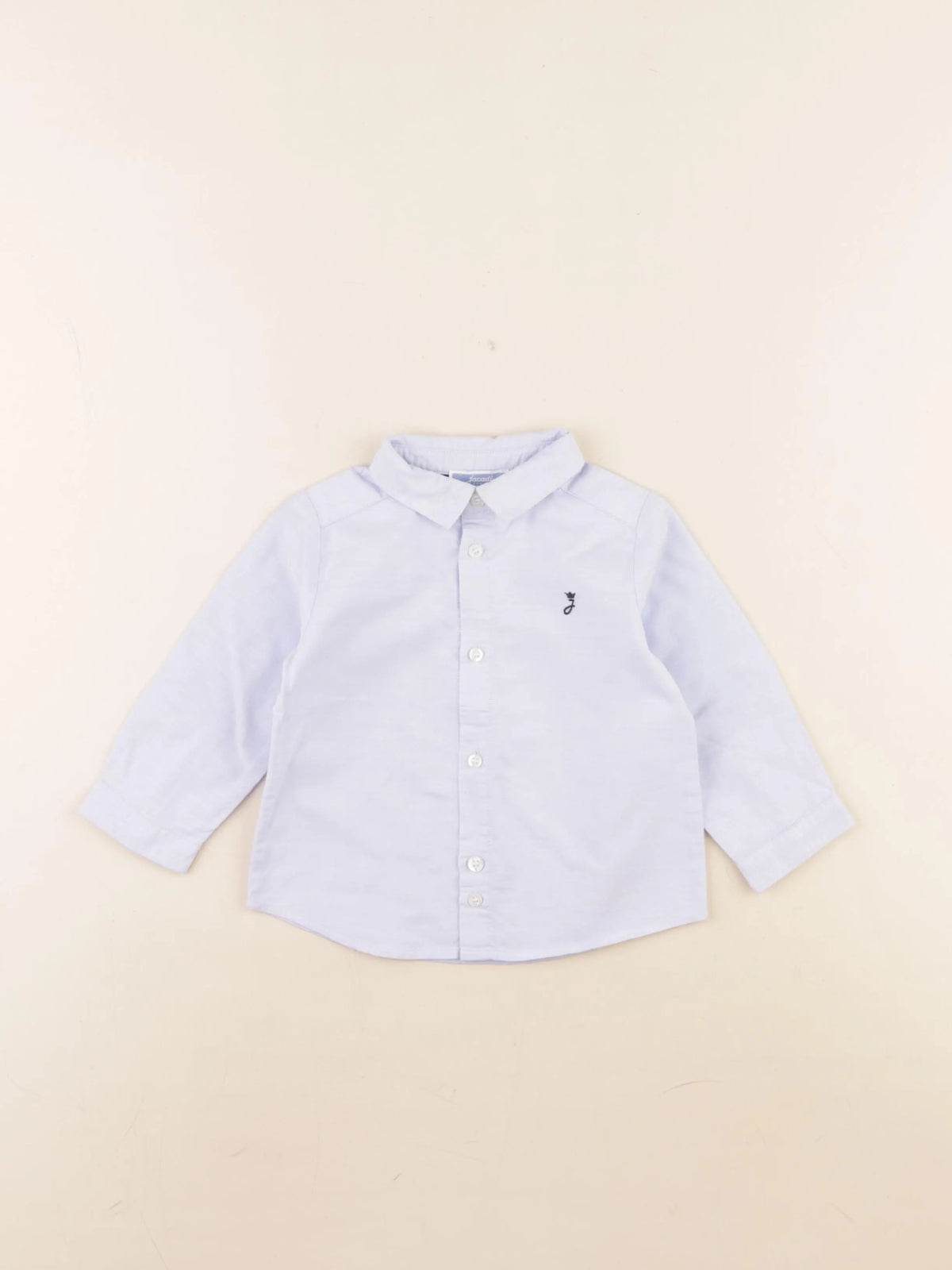 Jacadi - chemise bleu - 12 mois