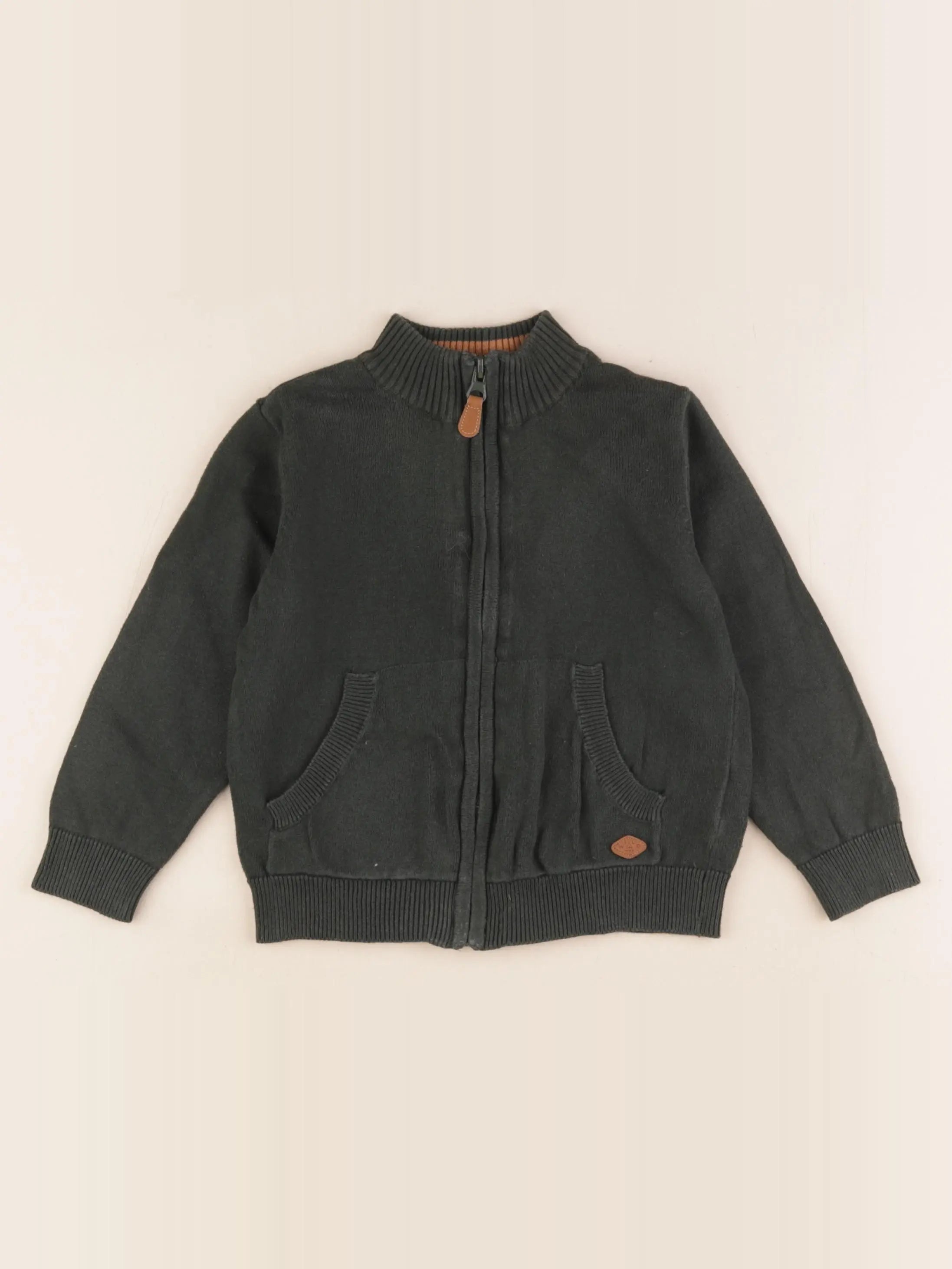 Vertbaudet - gilet vert - 4 ans