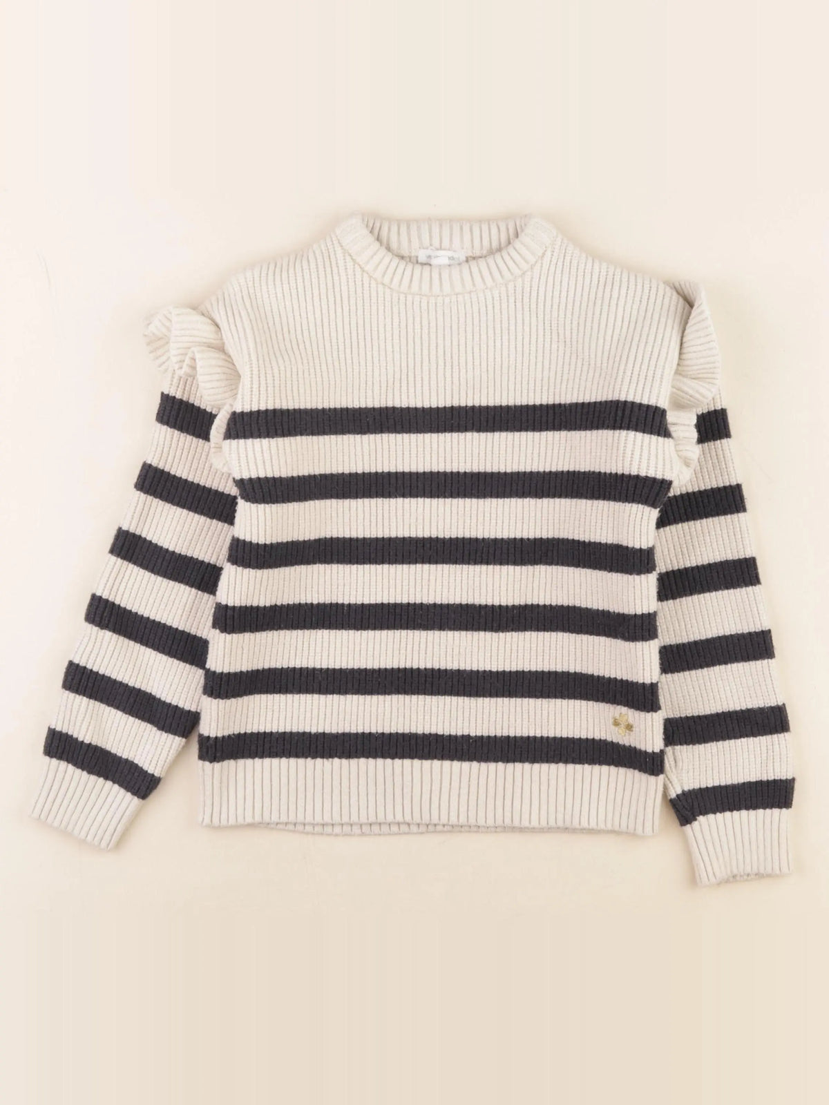 Vertbaudet - pull multicolore - 8 ans