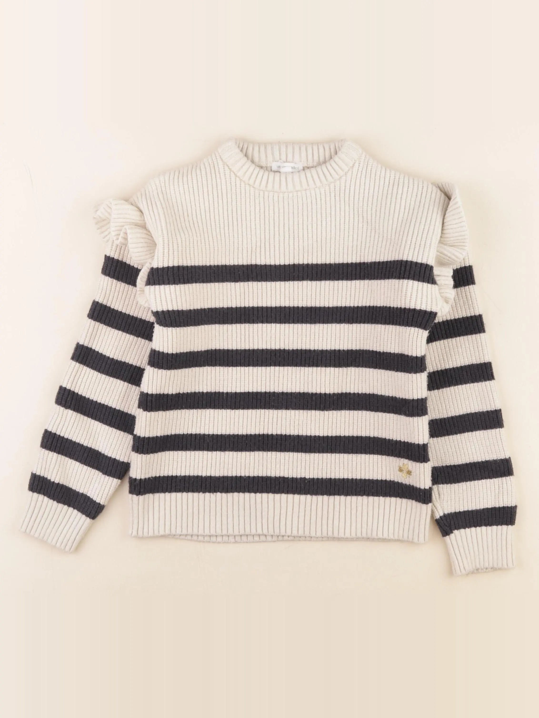 Vertbaudet - pull multicolore - 8 ans